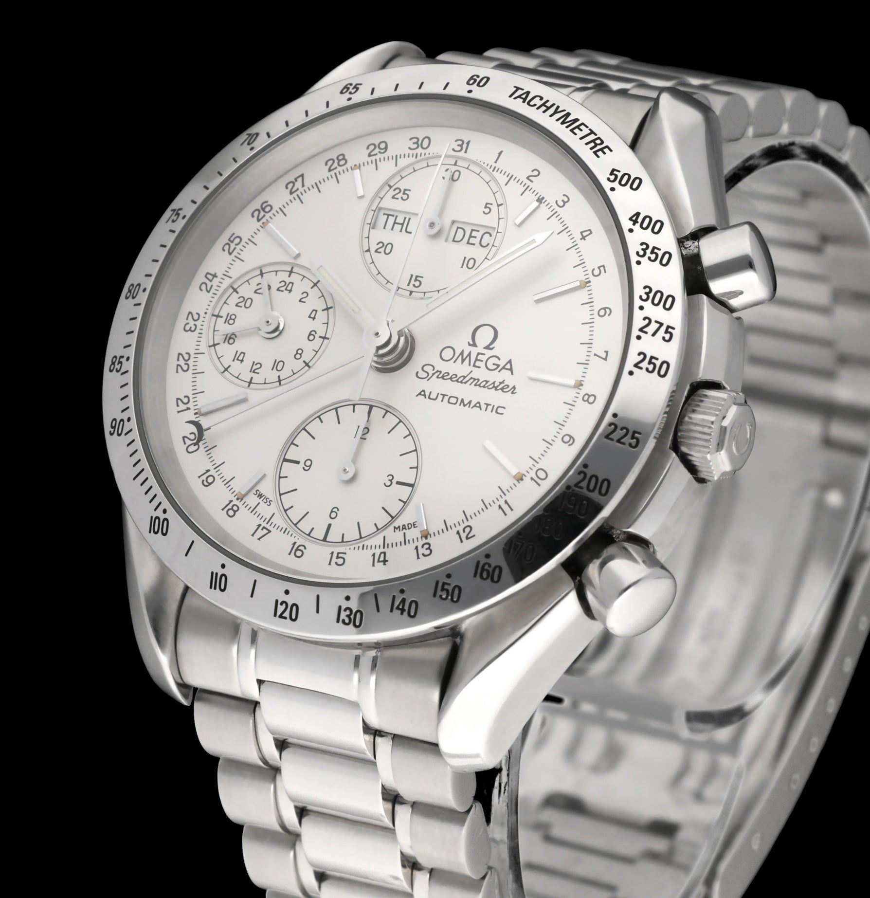 Omega Speedmaster Day Date 3521.30.00 - 1995 - Omega horloge - Omega kopen - Omega heren horloge - Trophies Watches