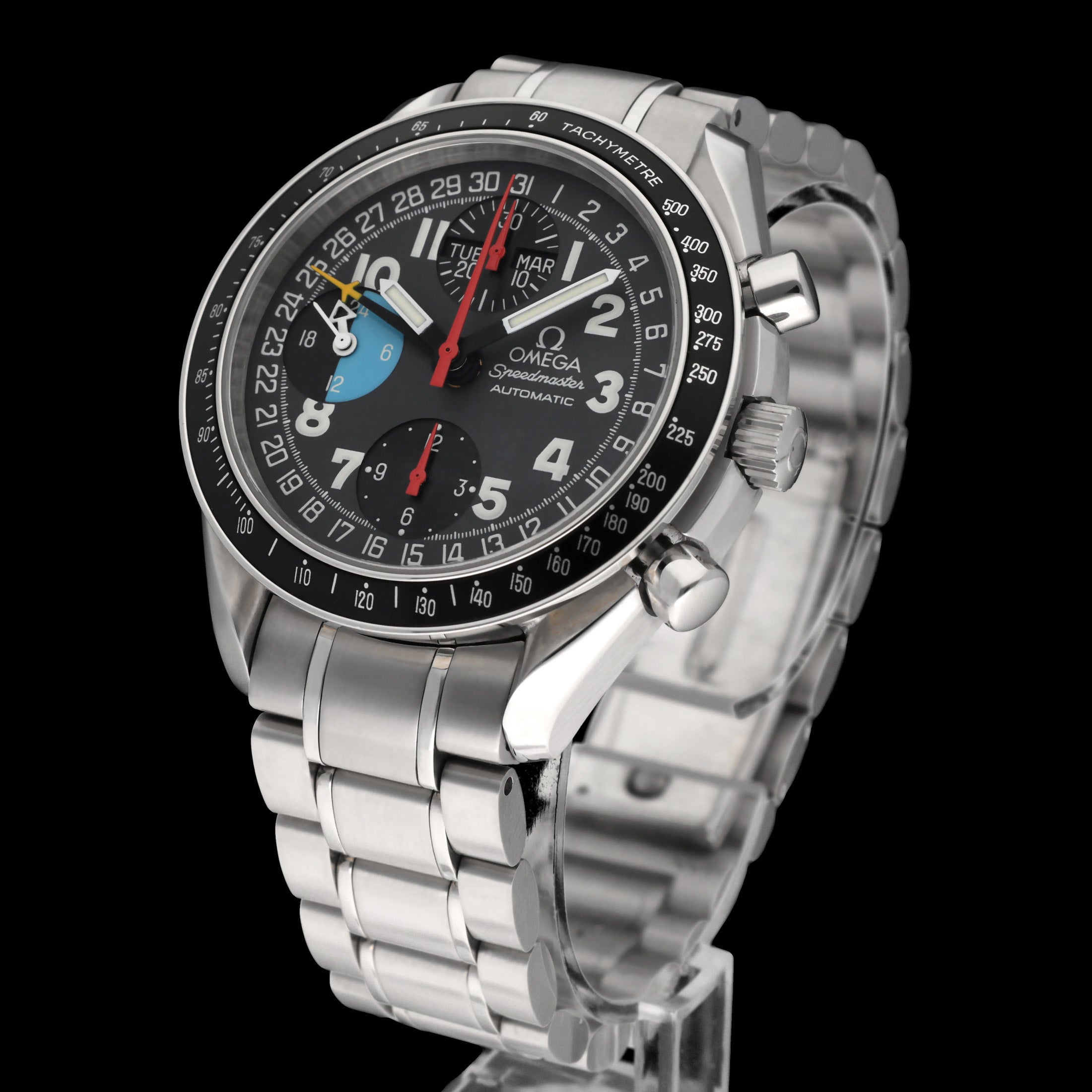 Omega Speedmaster Day Date 3520.53.00 - 1998 - Omega horloge - Omega kopen - Omega heren horloge - Trophies Watches