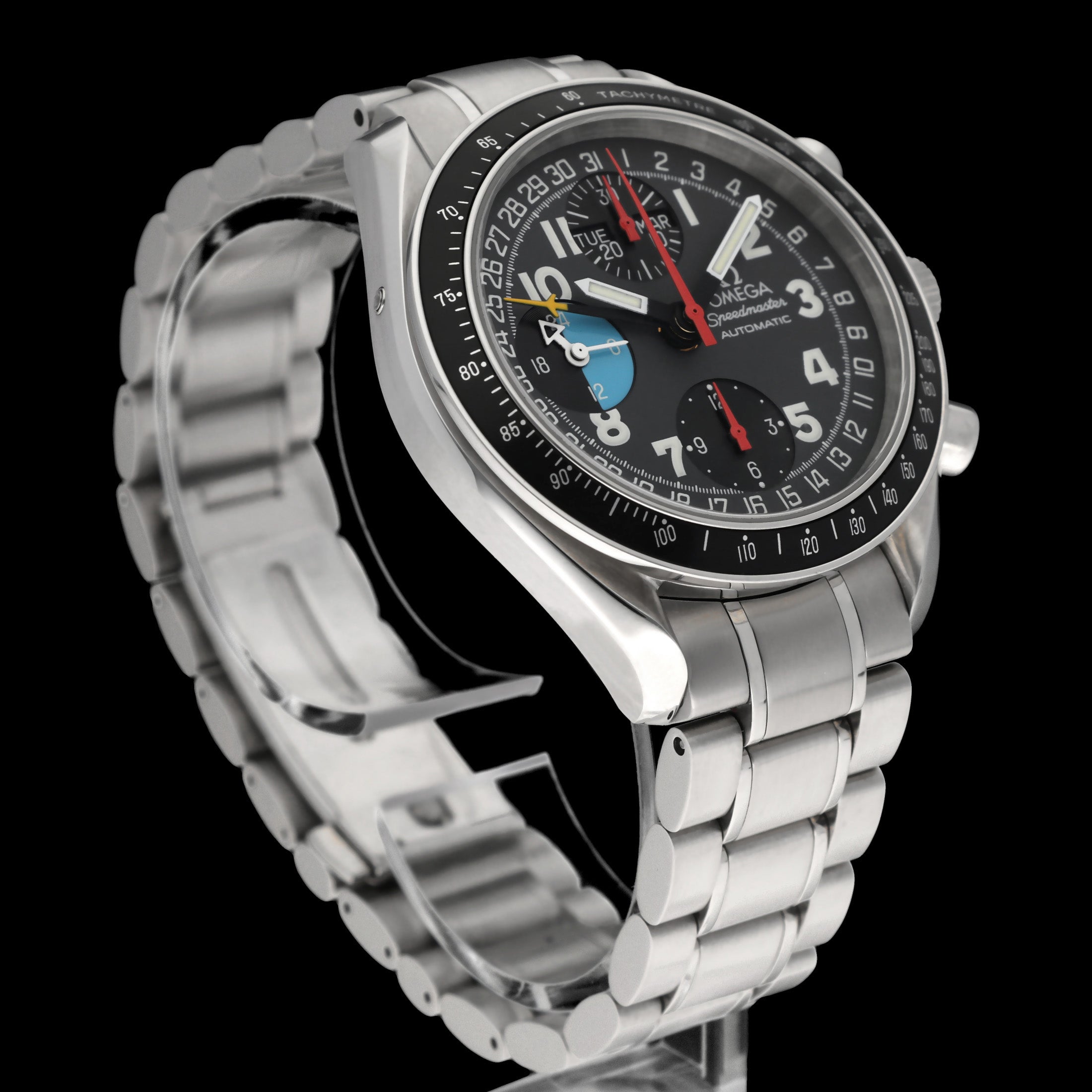 Omega Speedmaster Day Date 3520.53.00 - 1998 - Omega horloge - Omega kopen - Omega heren horloge - Trophies Watches