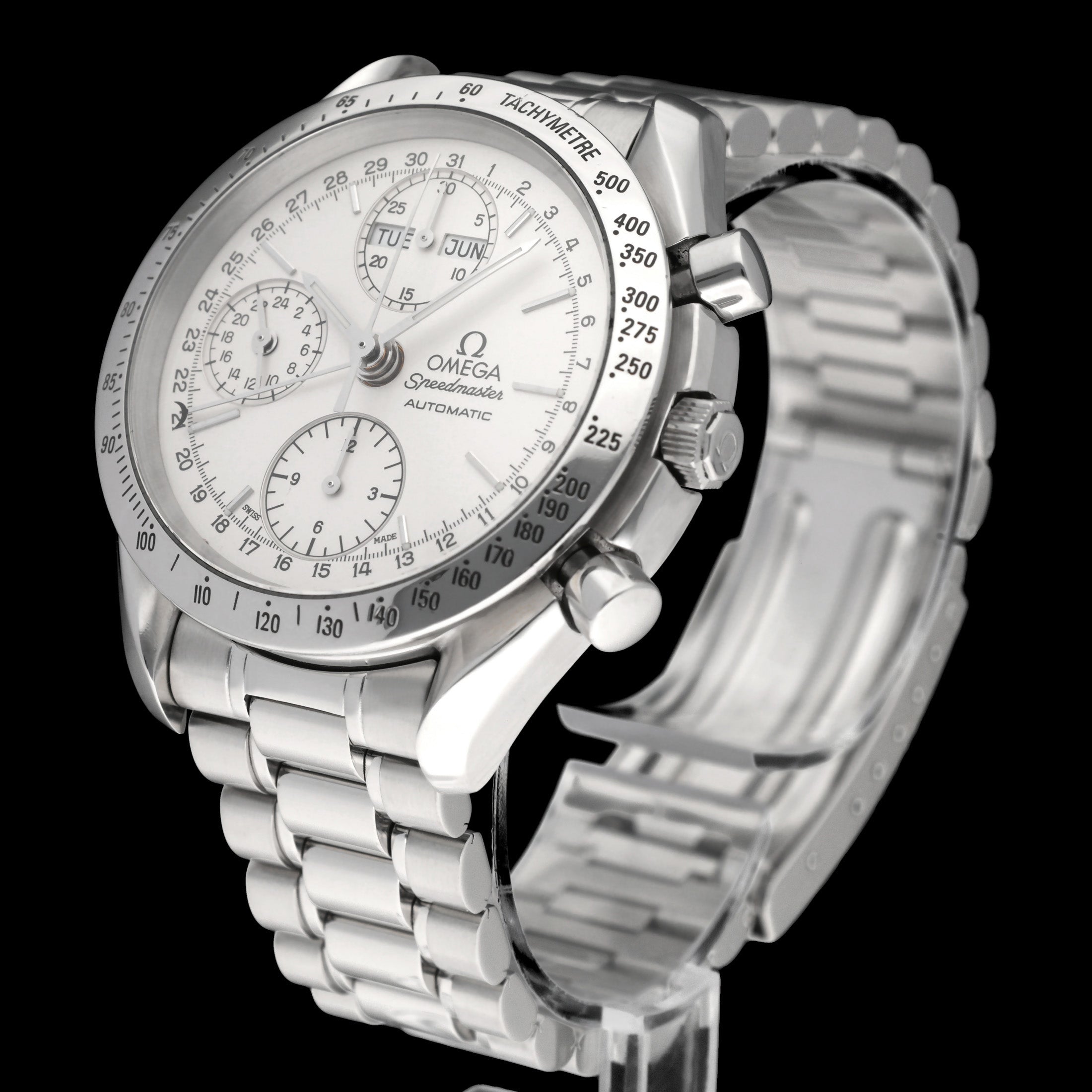 Omega Speedmaster Day Date 3521.30.00 - 1998 - Omega horloge - Omega kopen - Omega heren horloge - Trophies Watches