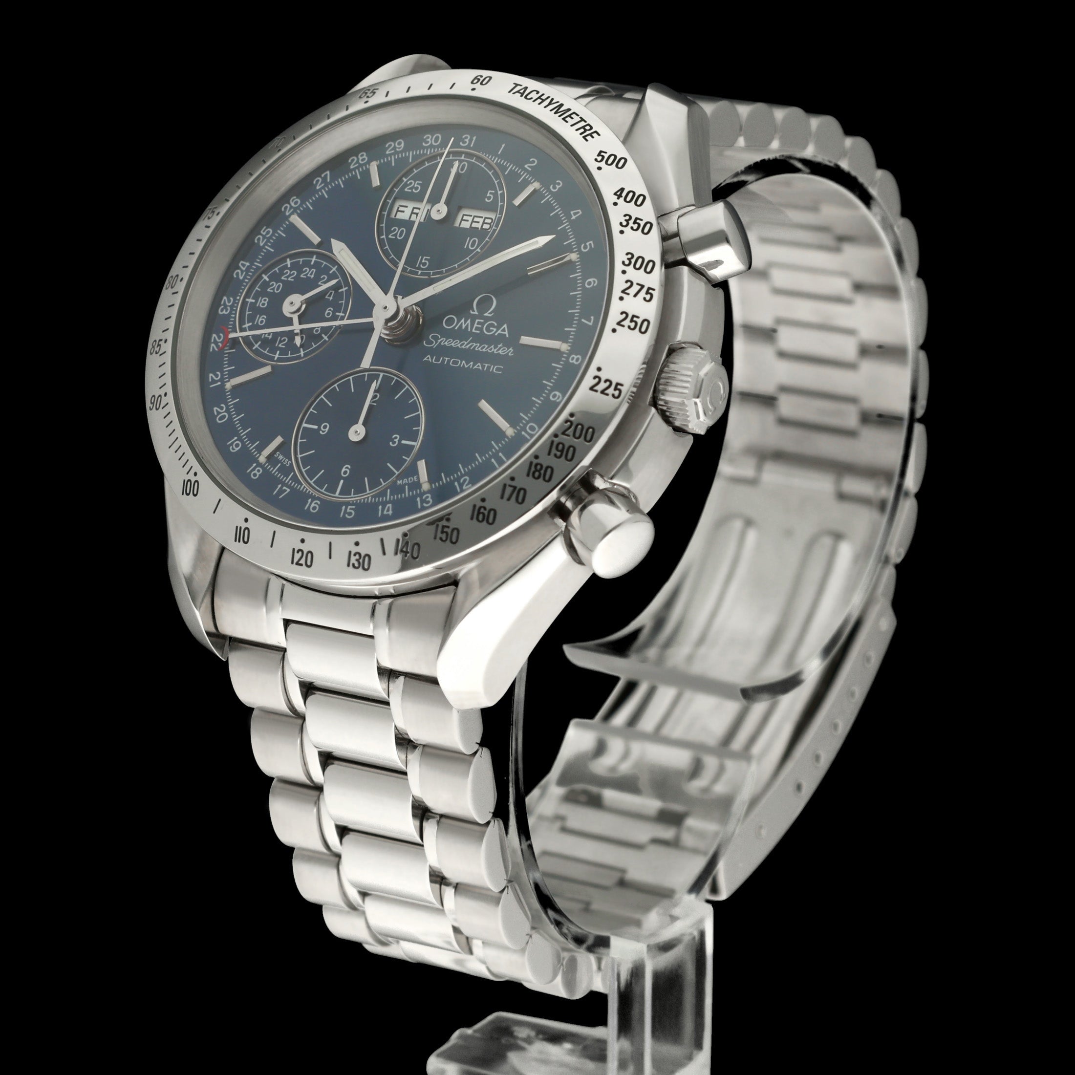 Omega Speedmaster Day Date 3521.80.00 - 1995 - Omega horloge - Omega kopen - Omega heren horloge - Trophies Watches