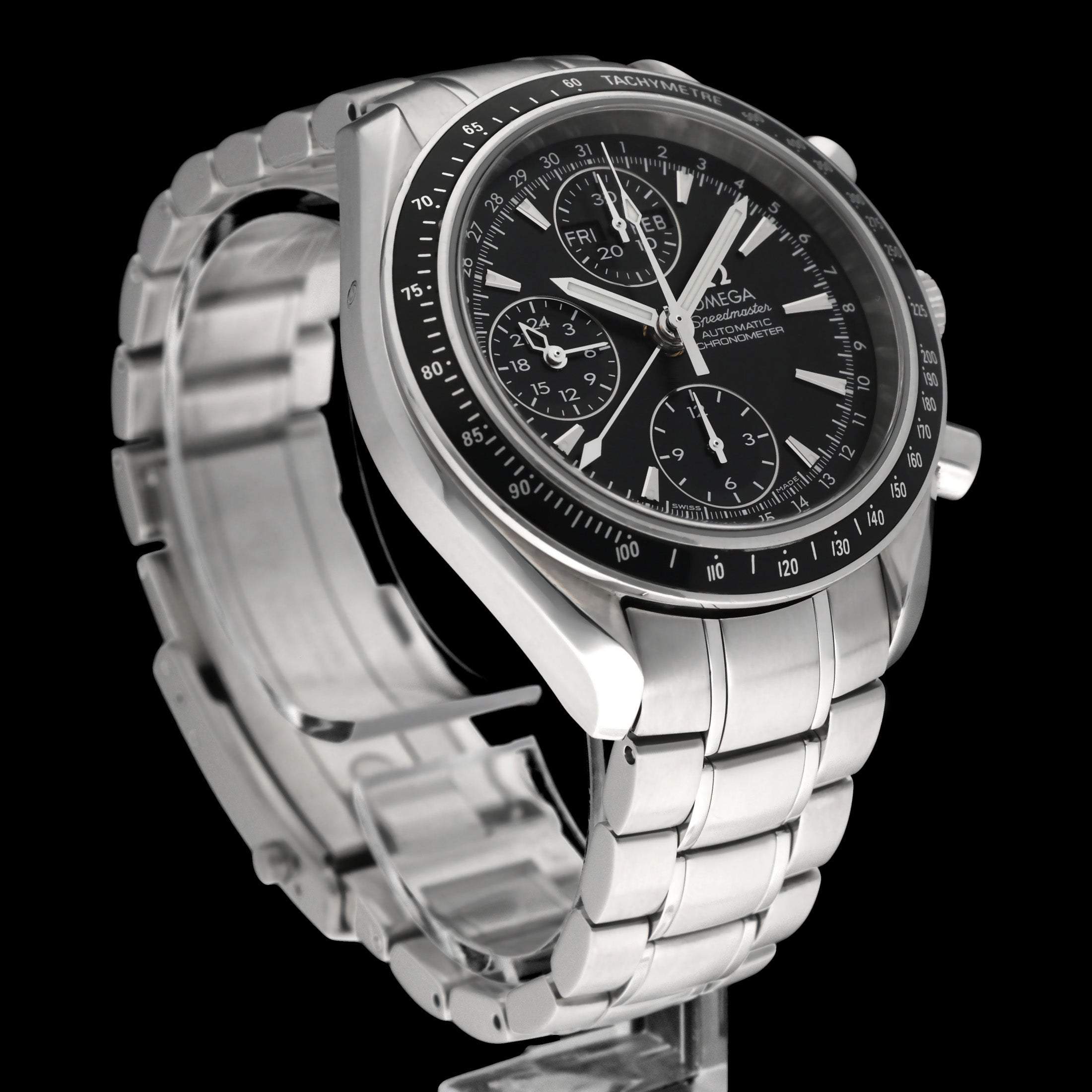 Omega Speedmaster Day Date 3220.50.00 - 2007 - Omega horloge - Omega kopen - Omega heren horloge - Trophies Watches