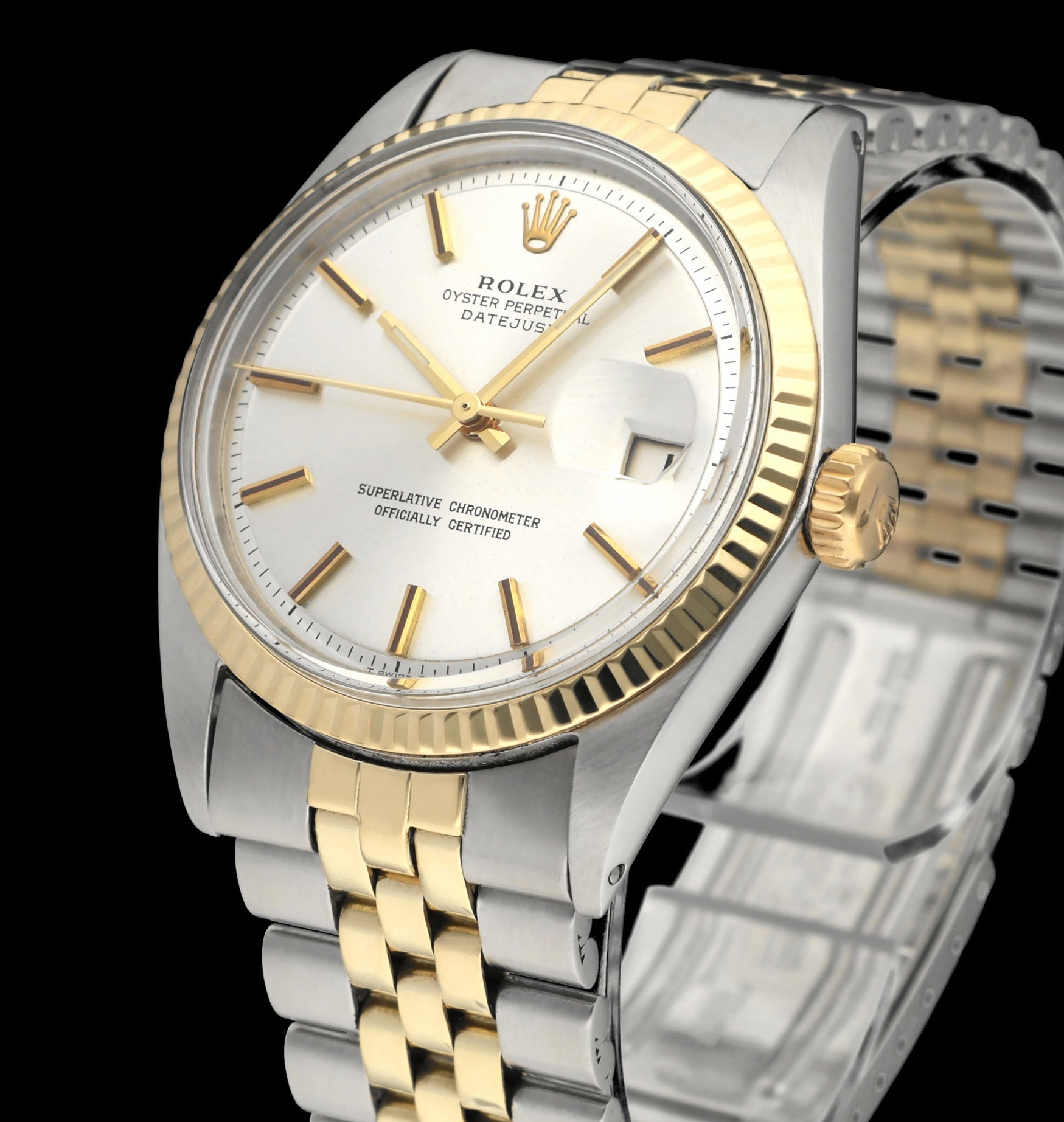 Rolex Datejust 1601 - 1969 - goud/staal - two/tone - Rolex horloge - Rolex kopen - Rolex heren horloge - Trophies Watches