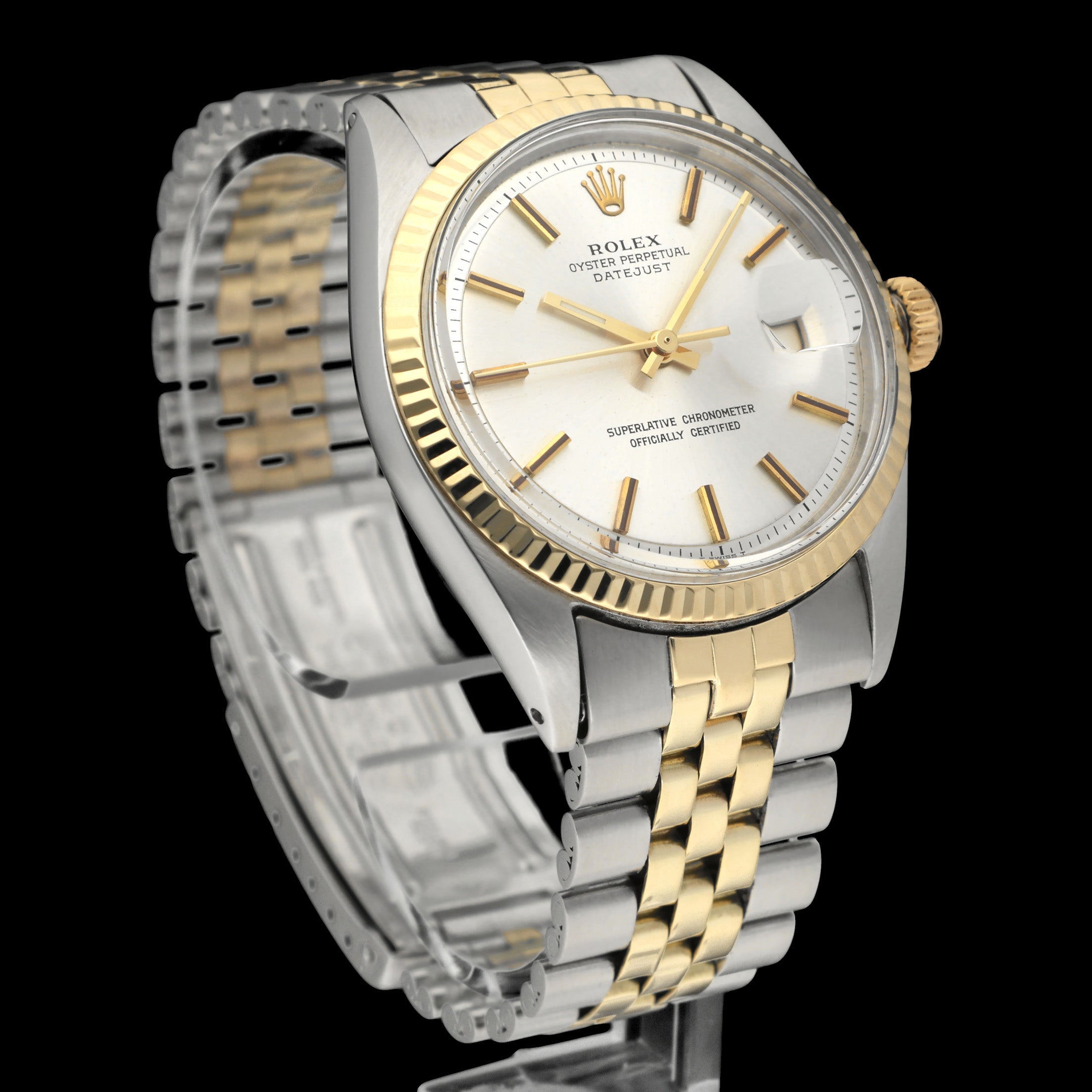 Rolex Datejust 1601 - 1969 - goud/staal - two/tone - Rolex horloge - Rolex kopen - Rolex heren horloge - Trophies Watches