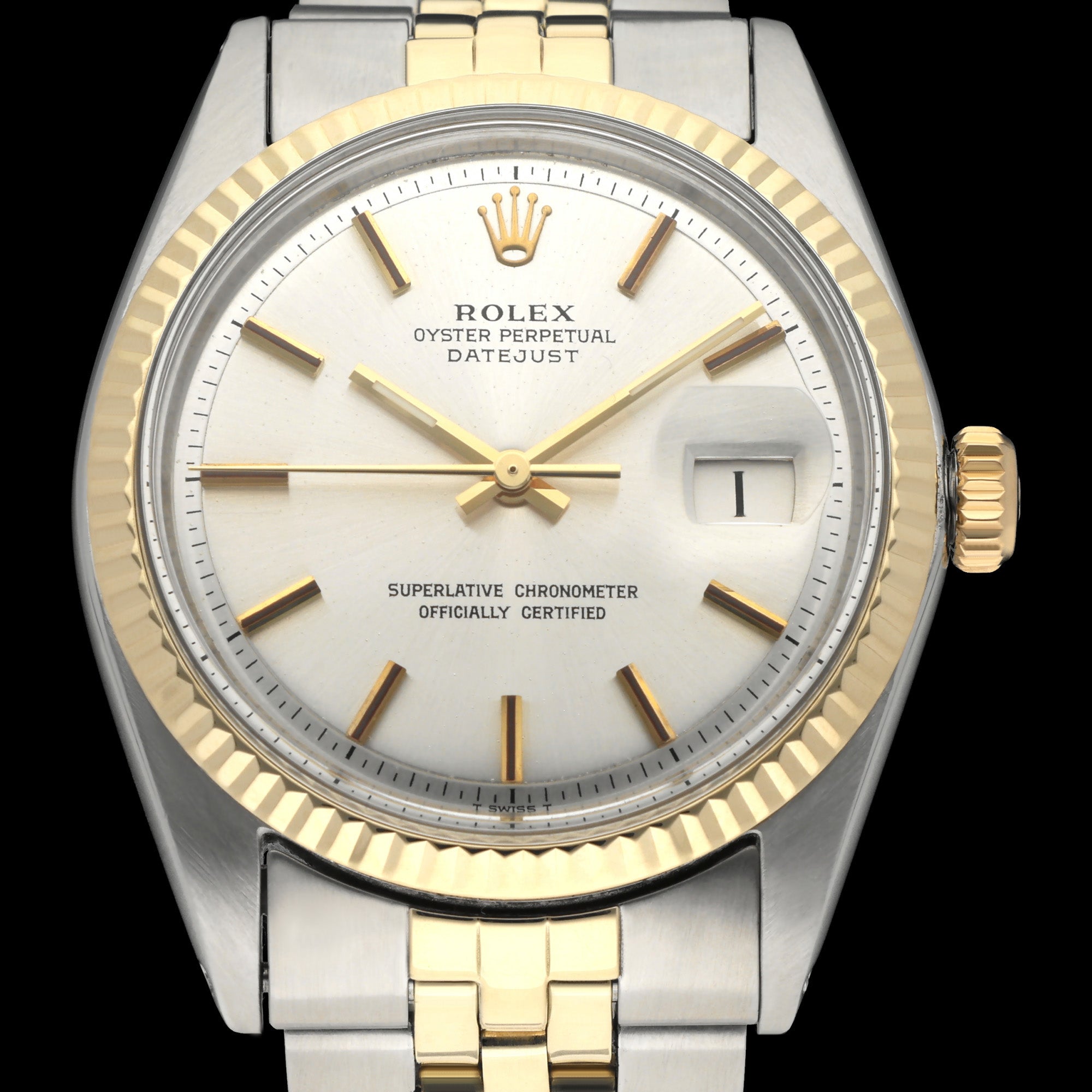 Rolex Datejust 1601 - 1969 - goud/staal - two/tone - Rolex horloge - Rolex kopen - Rolex heren horloge - Trophies Watches