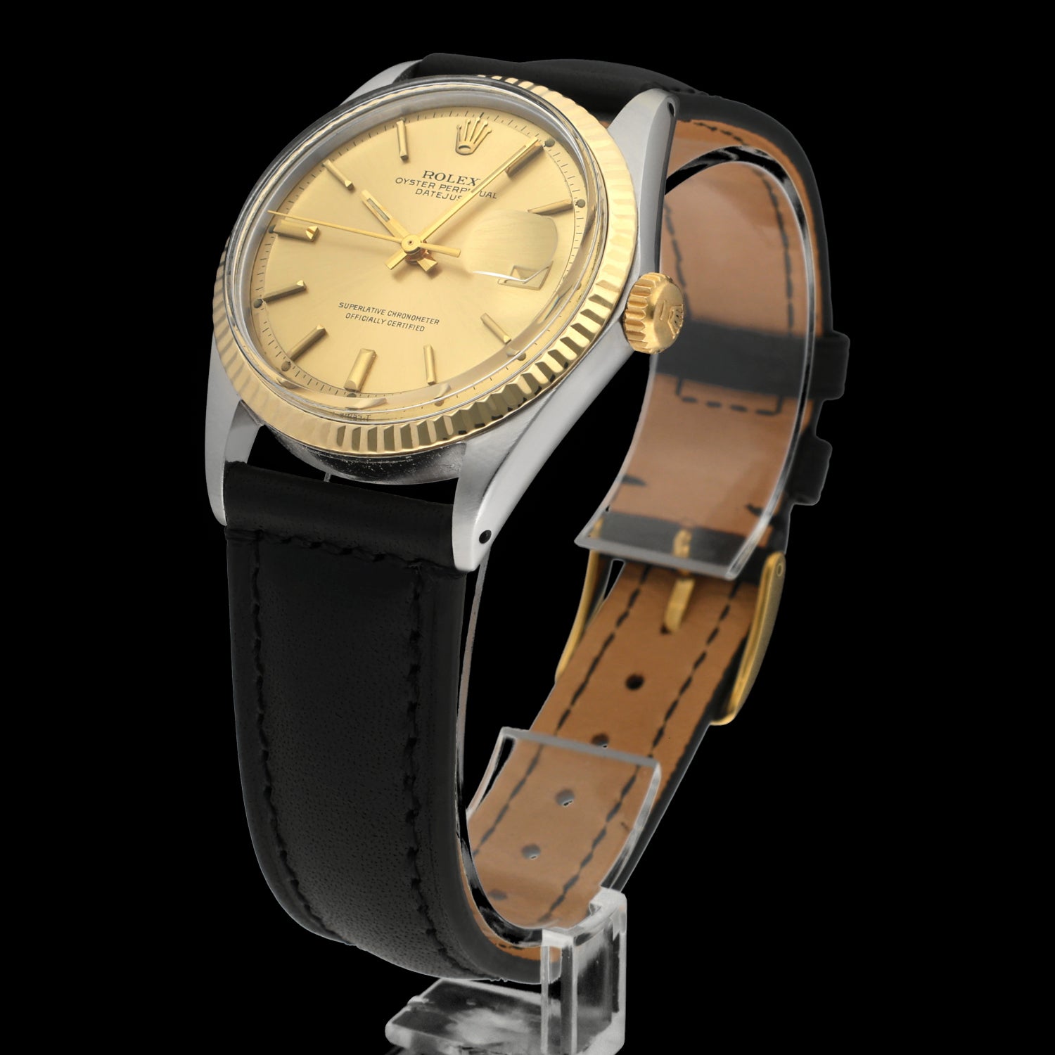 Rolex Datejust 1601 - 1969 - goud/staal - two/tone - Rolex horloge - Rolex kopen - Rolex heren horloge - Trophies Watches