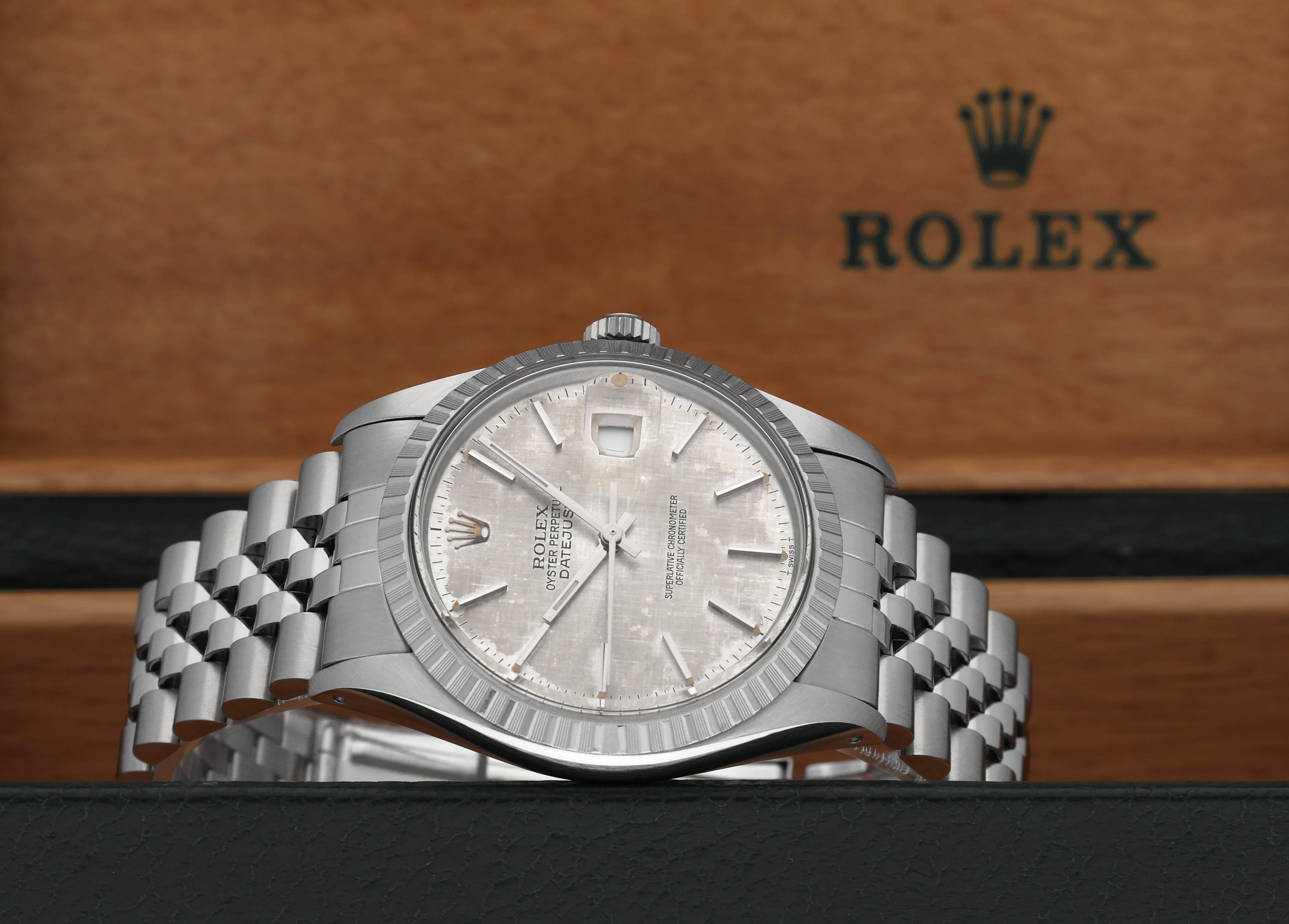 Rolex Datejust 16030 Tropical Linen Dial - 1987 - Rolex horloge - Rolex kopen - Rolex heren horloge - Trophies Watches