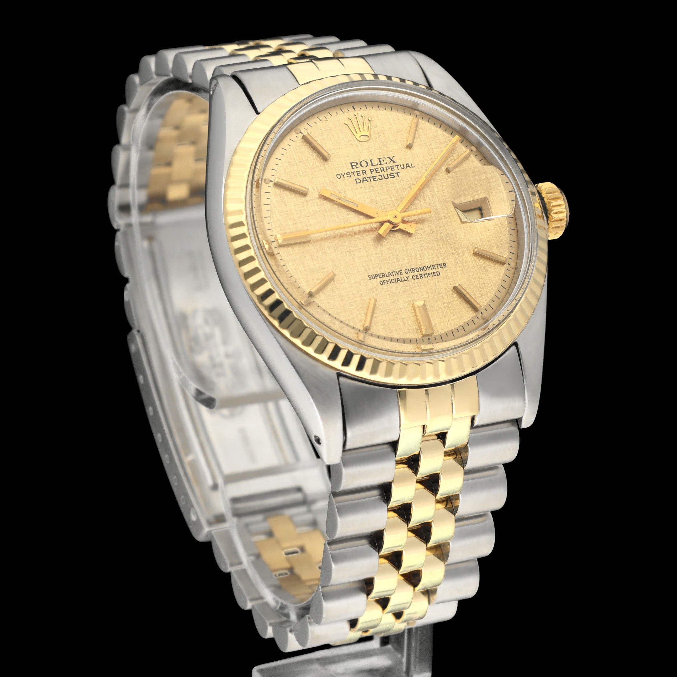 Rolex Datejust 1601 - 1975 - goud/staal - two/tone - Rolex horloge - Rolex kopen - Rolex heren horloge - Trophies Watches