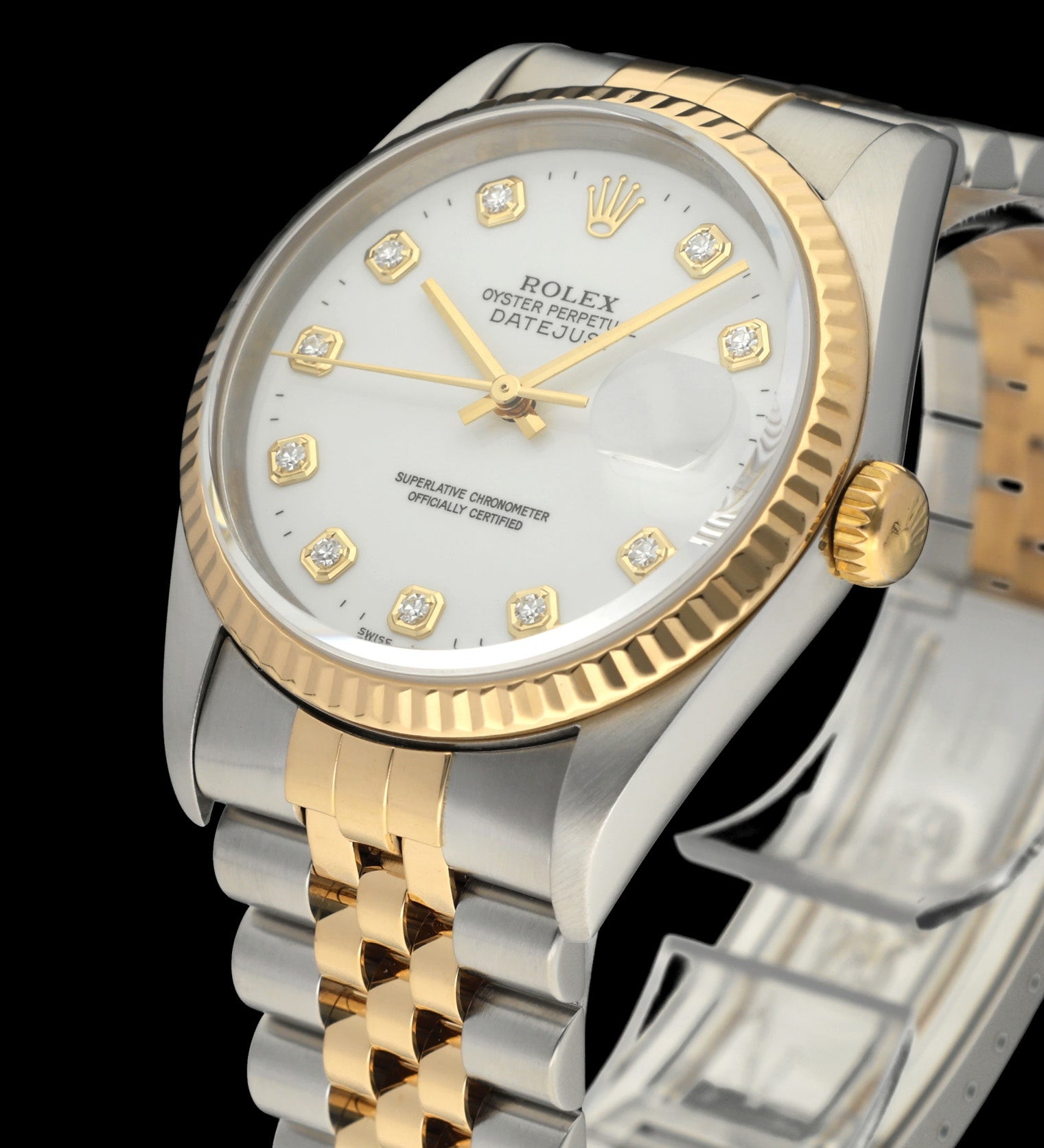 Rolex Datejust 16233G - 2003 - Rolex horloge - Rolex kopen - Rolex heren horloge - Trophies Watches