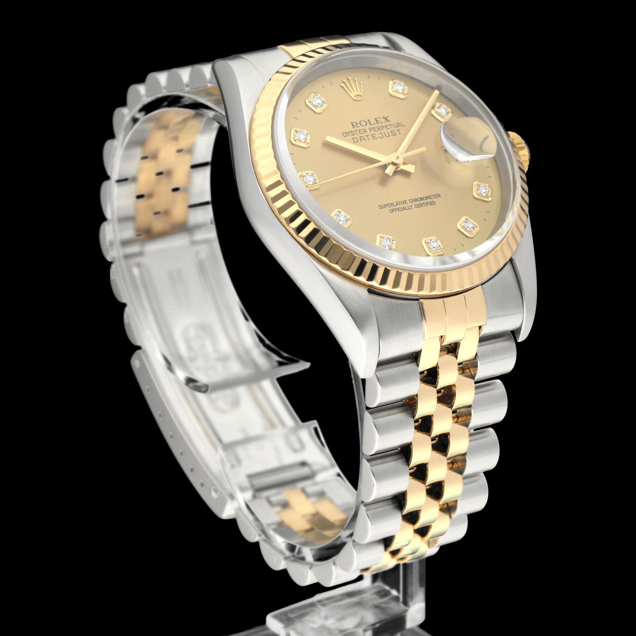 Rolex Datejust 16233G - 2002 - Rolex horloge - Rolex kopen - Rolex heren horloge - Trophies Watches