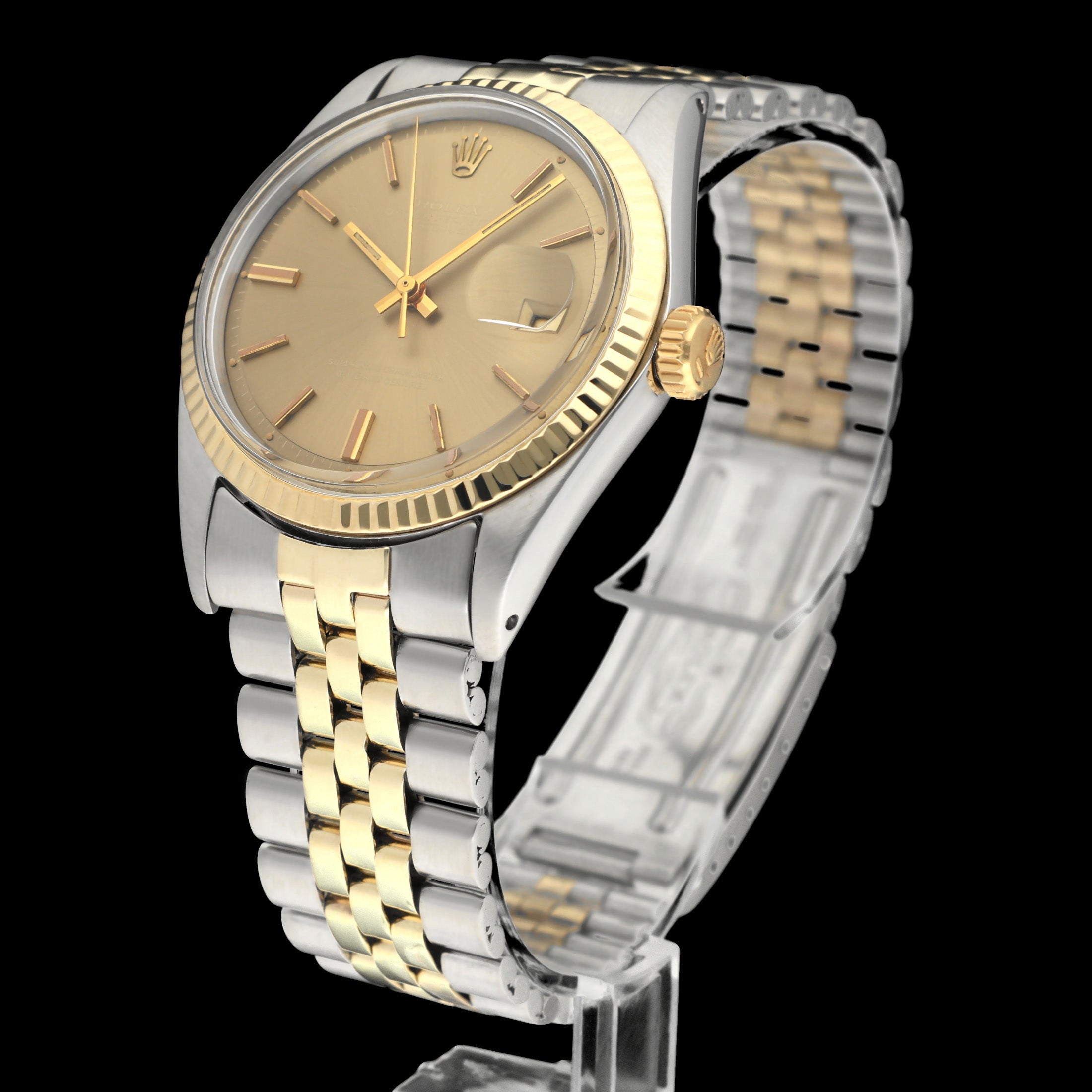 Rolex Datejust 1601 - 1970 - goud/staal - two/tone - Rolex horloge - Rolex kopen - Rolex heren horloge - Trophies Watches