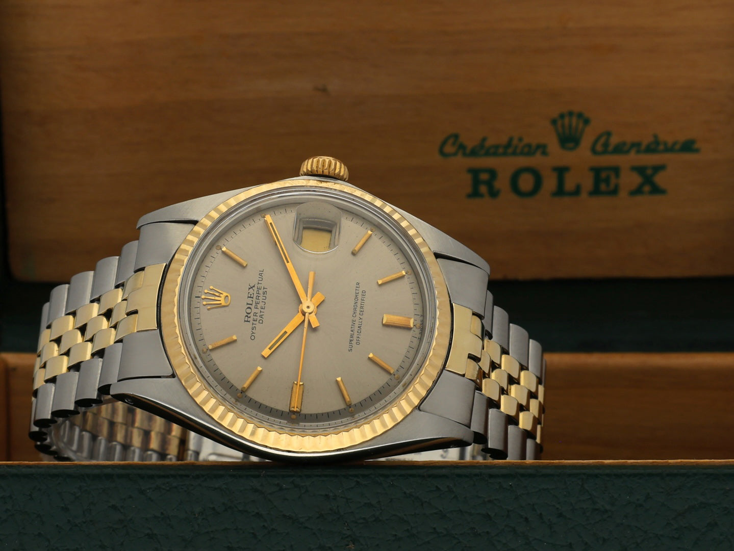 Rolex Datejust 1601 - 1969 - goud/staal - two/tone - Rolex horloge - Rolex kopen - Rolex heren horloge - Trophies Watches