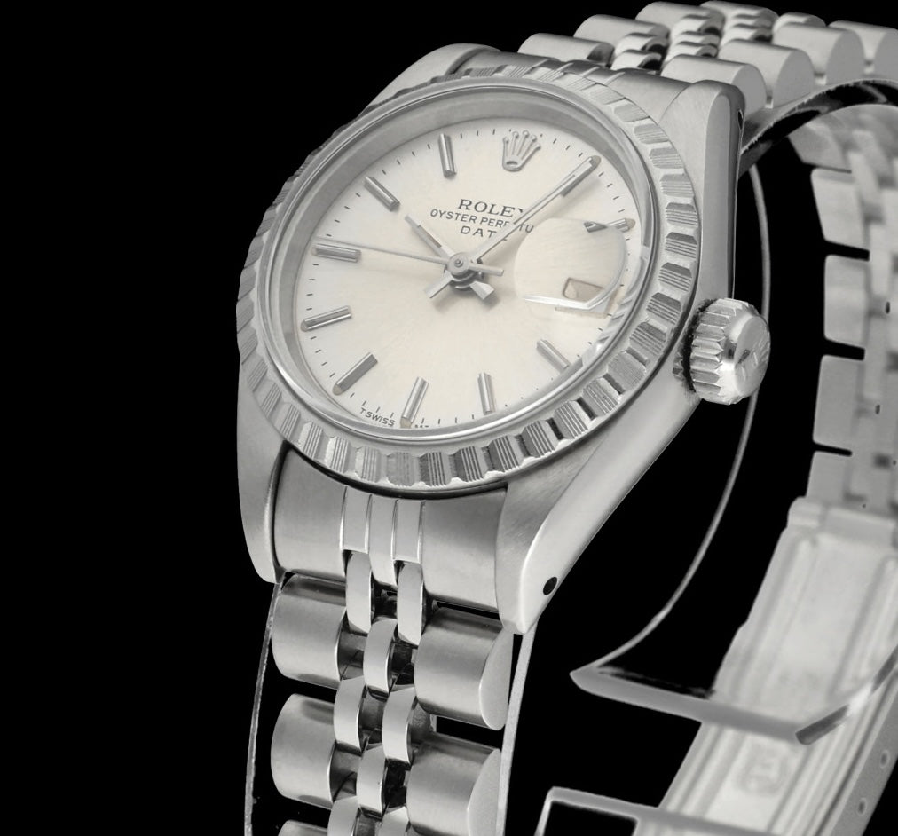 Rolex Oyster Perpetual Lady Date 69240 - 1990 - Rolex horloge - Rolex kopen - Rolex dames horloge - Trophies Watches