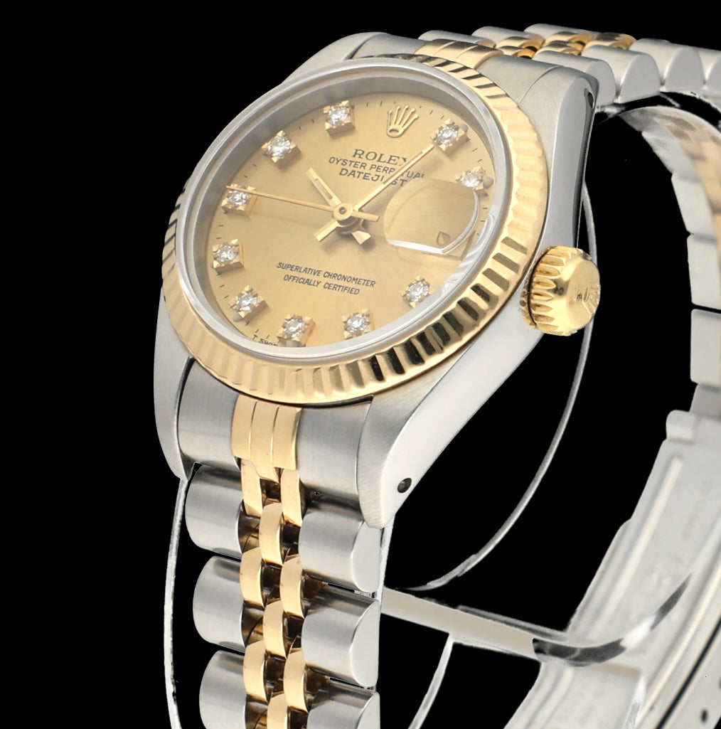 Rolex Lady-Datejust 69173G - 1989 - Rolex horloge - Rolex kopen - Rolex dames horloge - Trophies Watches