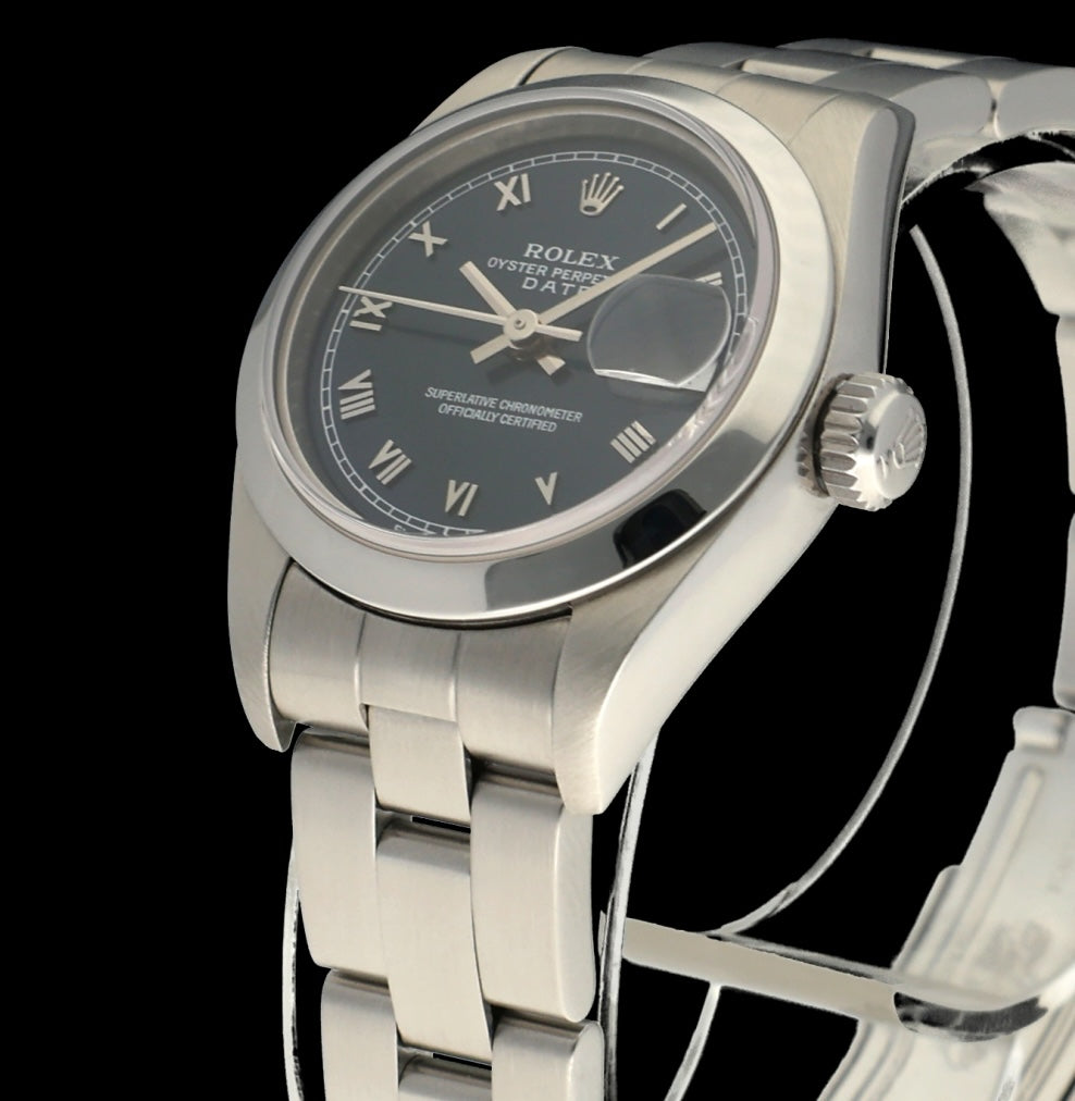 Rolex Oyster Perpetual Lady Date 69160 - 1998 - Rolex horloge - Rolex kopen - Rolex dames horloge - Trophies Watches