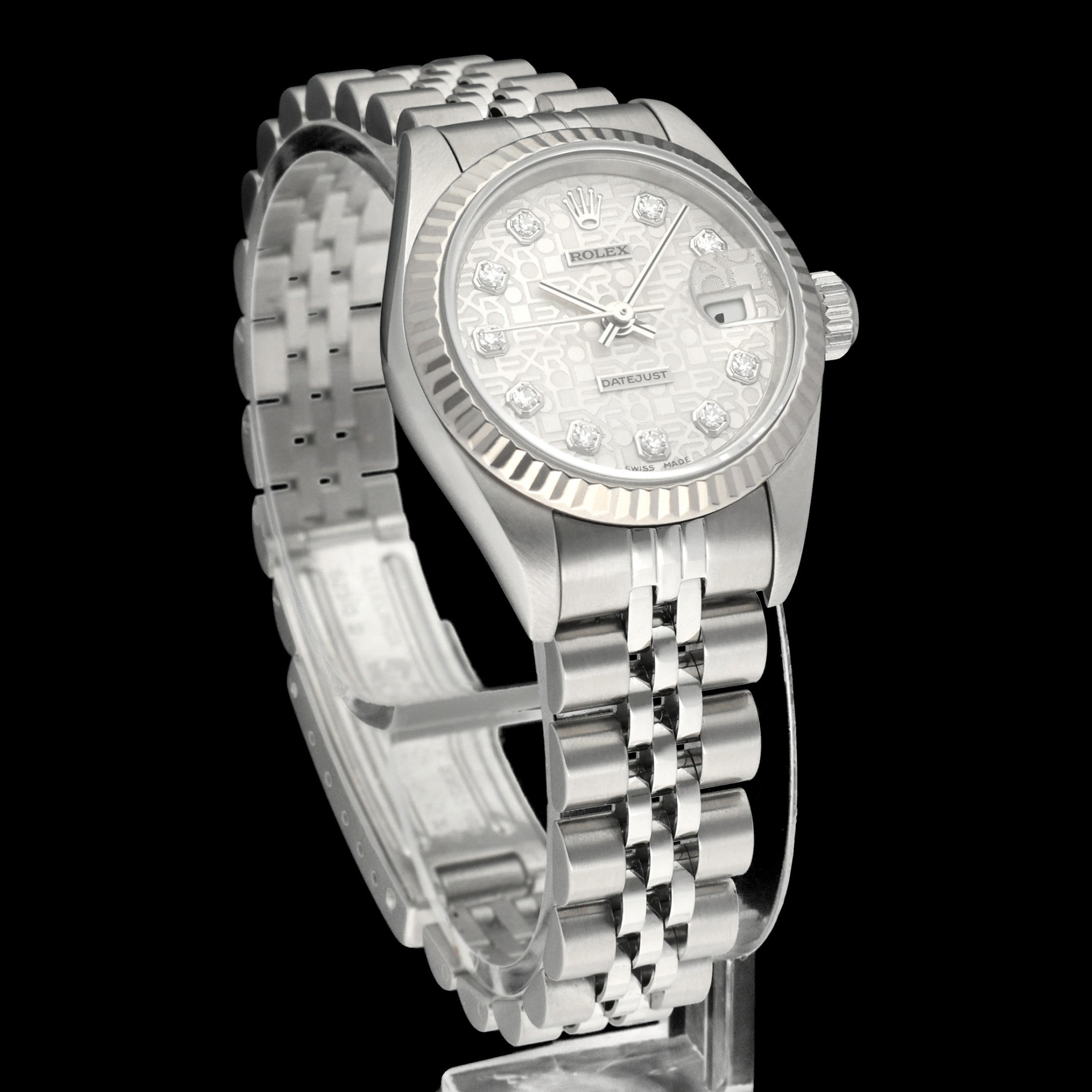 Rolex Oyster Perpetual Lady Datejust 69174G Holicon - 1999 - Rolex horloge - Rolex kopen - Rolex dames horloge - Trophies Watche