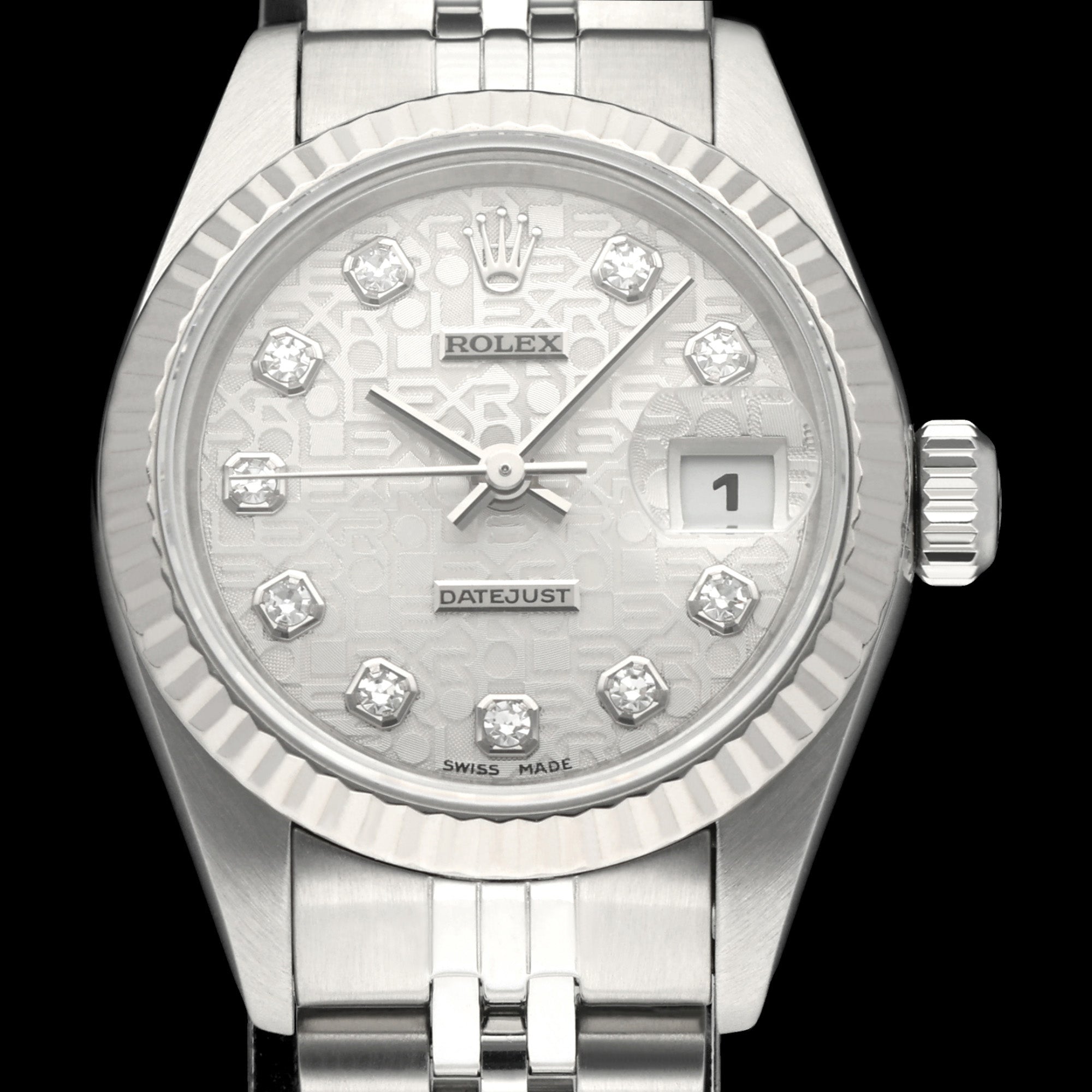 Rolex Oyster Perpetual Lady Datejust 69174G Holicon - 1999 - Rolex horloge - Rolex kopen - Rolex dames horloge - Trophies Watche