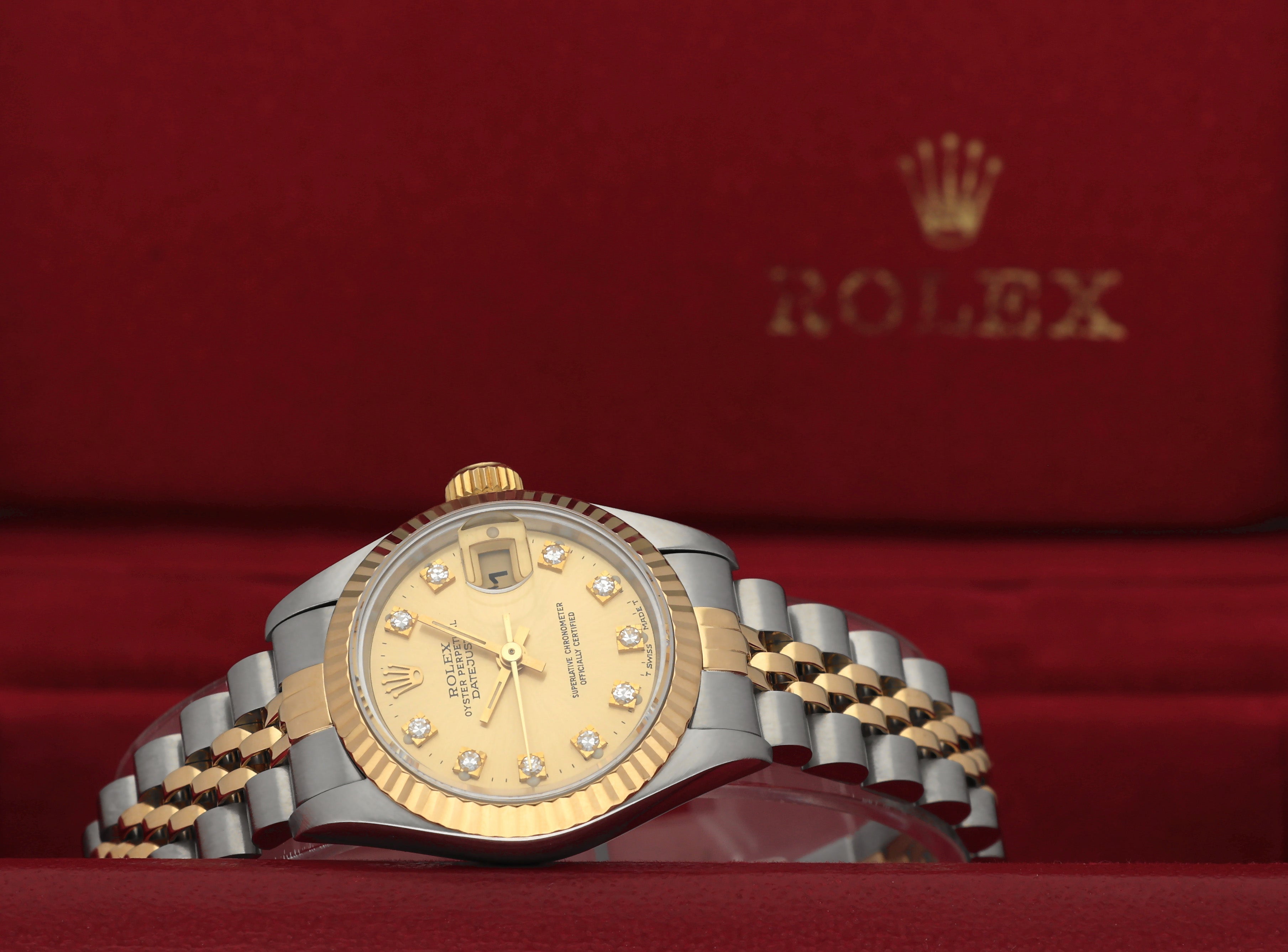 Rolex Lady-Datejust 69173G - 1993 - Rolex horloge - Rolex kopen - Rolex dames horloge - Trophies Watches