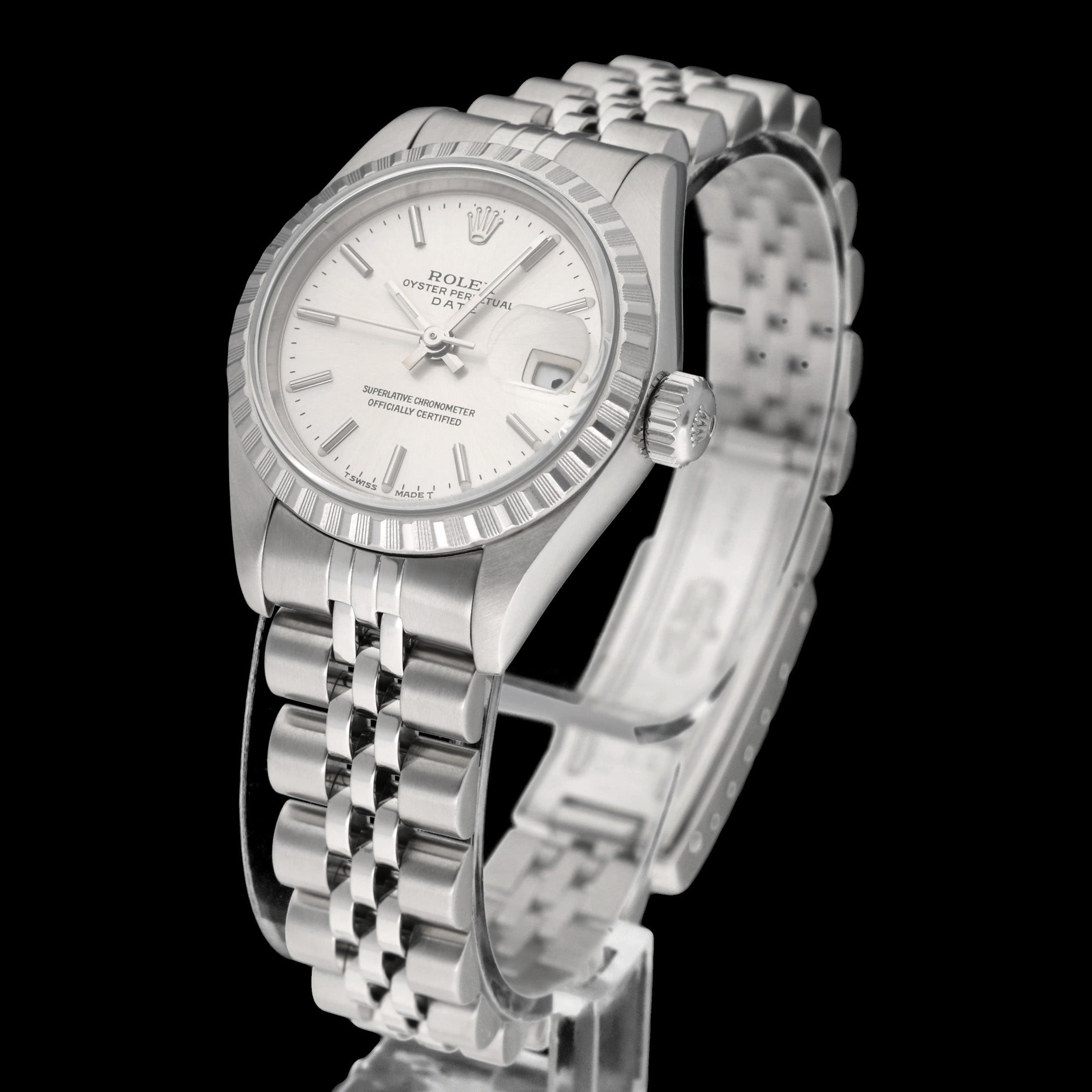 Rolex Oyster Perpetual Lady Date 69240 - 1996 - Rolex horloge - Rolex kopen - Rolex dames horloge - Trophies Watches