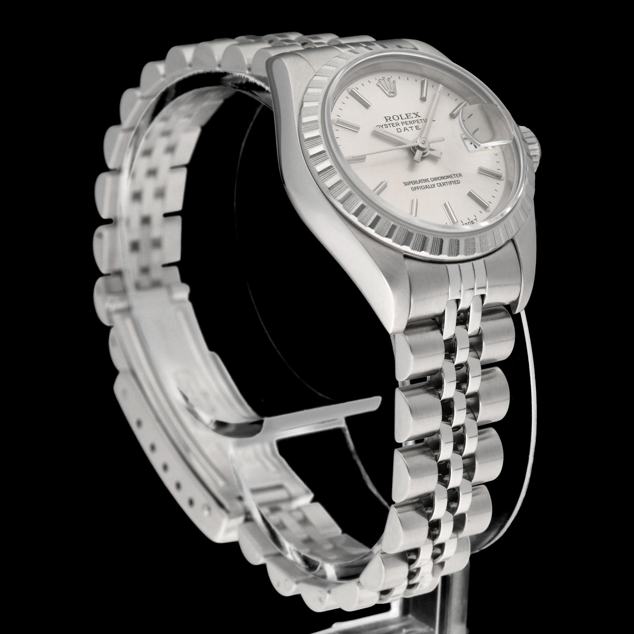 Rolex Oyster Perpetual Lady Date 69240 - 1996 - Rolex horloge - Rolex kopen - Rolex dames horloge - Trophies Watches