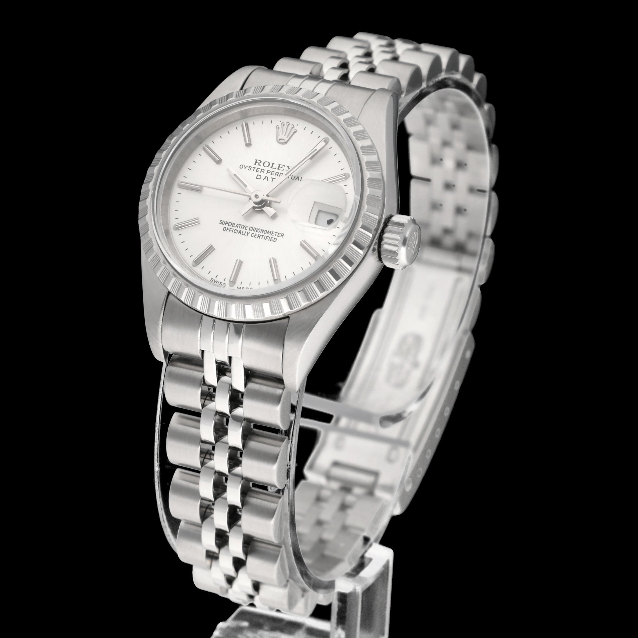Rolex Oyster Perpetual Lady Date 69240 - 1999 - Rolex horloge - Rolex kopen - Rolex dames horloge - Trophies Watches