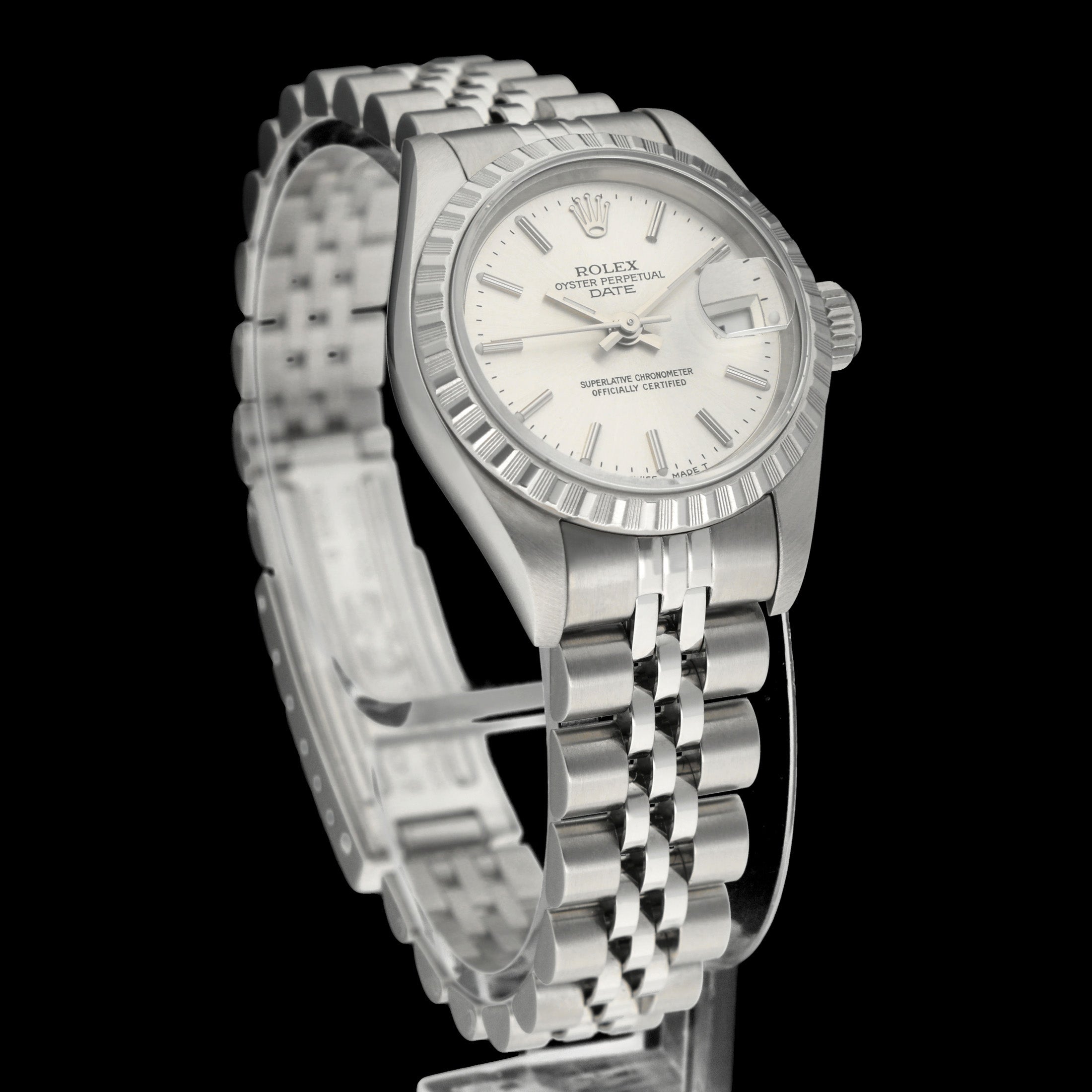 Rolex Oyster Perpetual Lady Date 69240 - 2000 - Rolex horloge - Rolex kopen - Rolex dames horloge - Trophies Watches