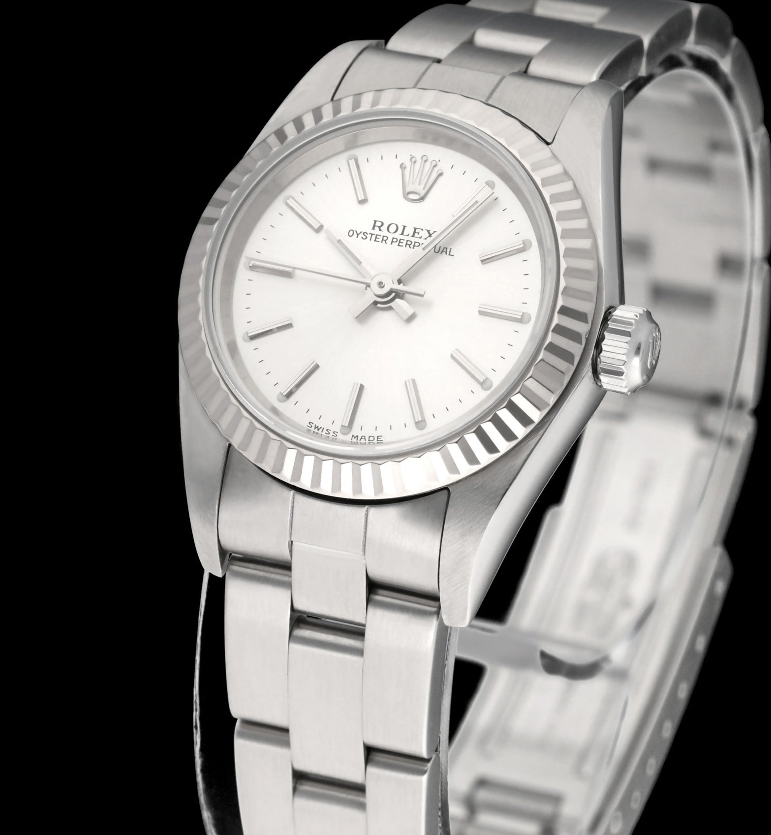 Rolex Oyster Perpetual 76094 - 2001 - Rolex horloge - Rolex kopen - Rolex dames horloge - Trophies Watches