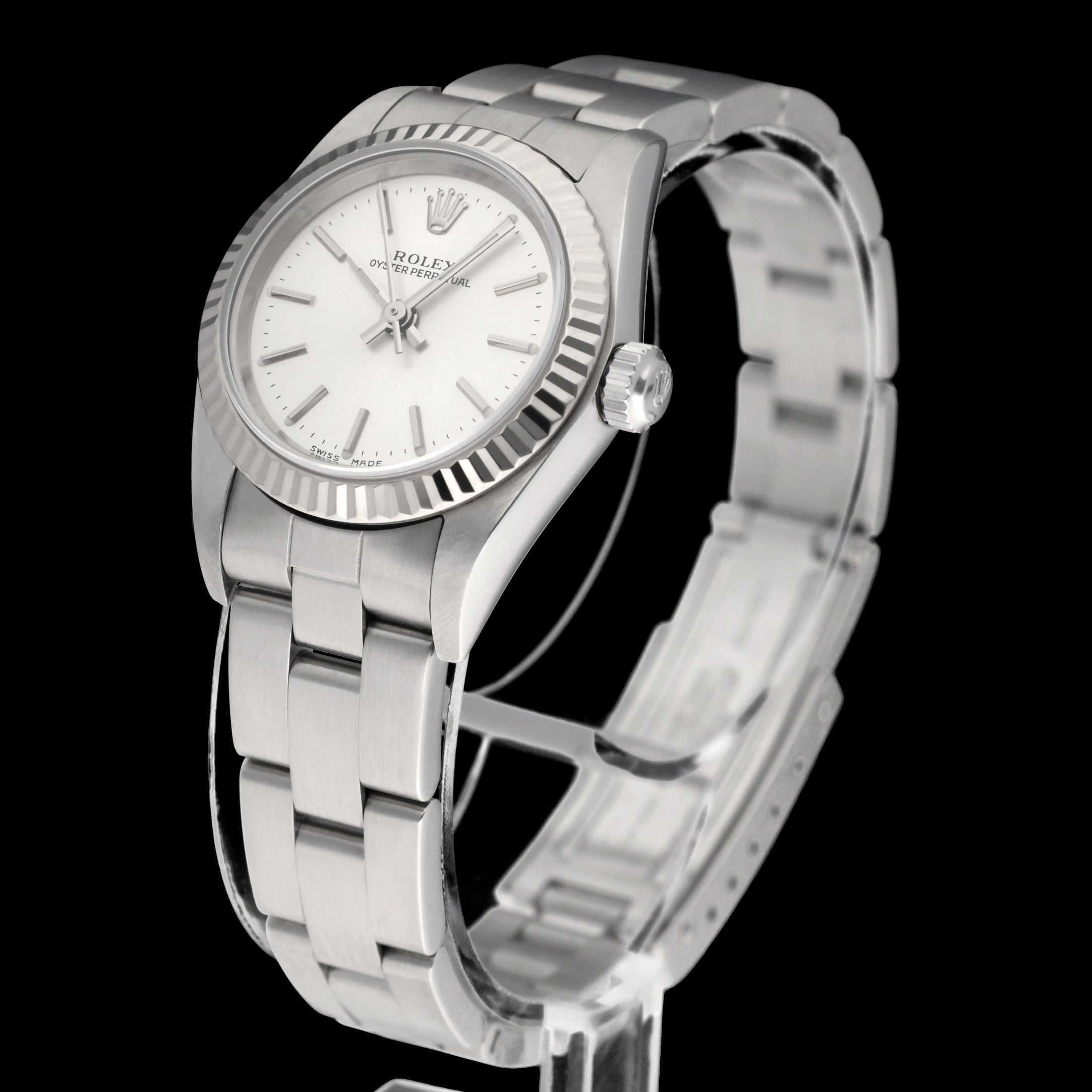 Rolex Oyster Perpetual 76094 - 2001 - Rolex horloge - Rolex kopen - Rolex dames horloge - Trophies Watches