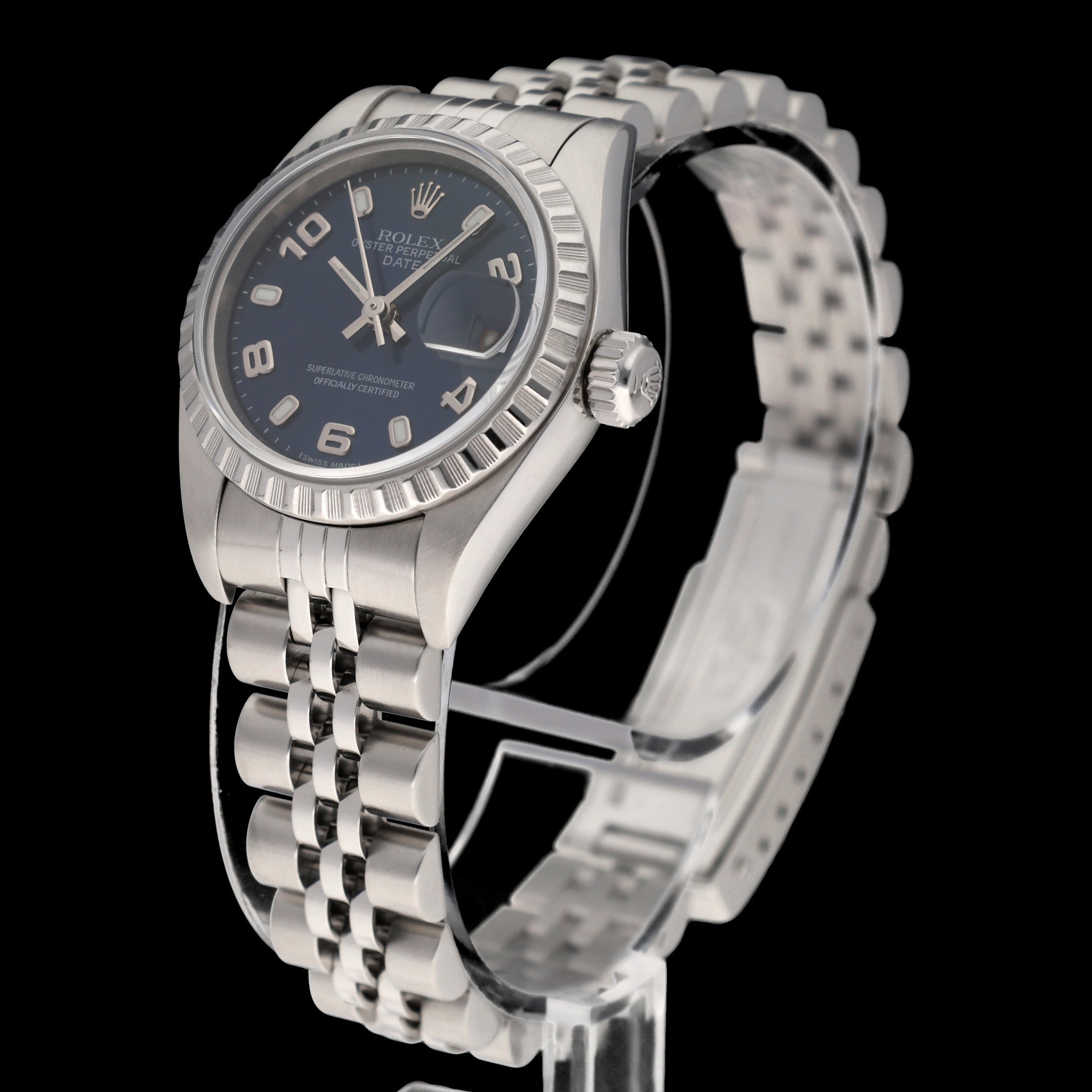 Rolex Oyster Perpetual Lady Date 79240 - 2005 - Rolex horloge - Rolex kopen - Rolex dames horloge - Trophies Watches