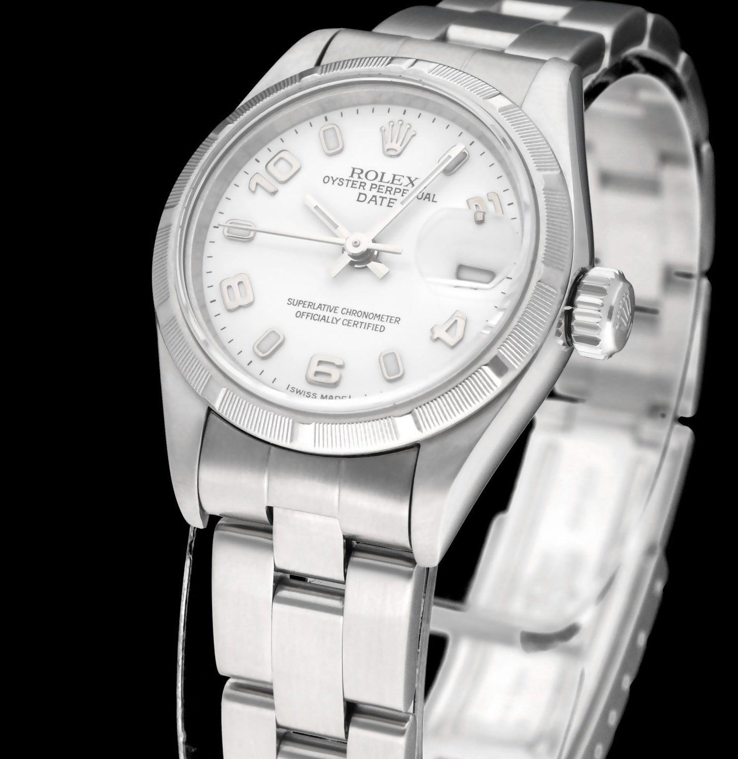 Rolex Oyster Perpetual Lady Date 79190 - 1999 - Rolex horloge - Rolex kopen - Rolex dames horloge - Trophies Watches