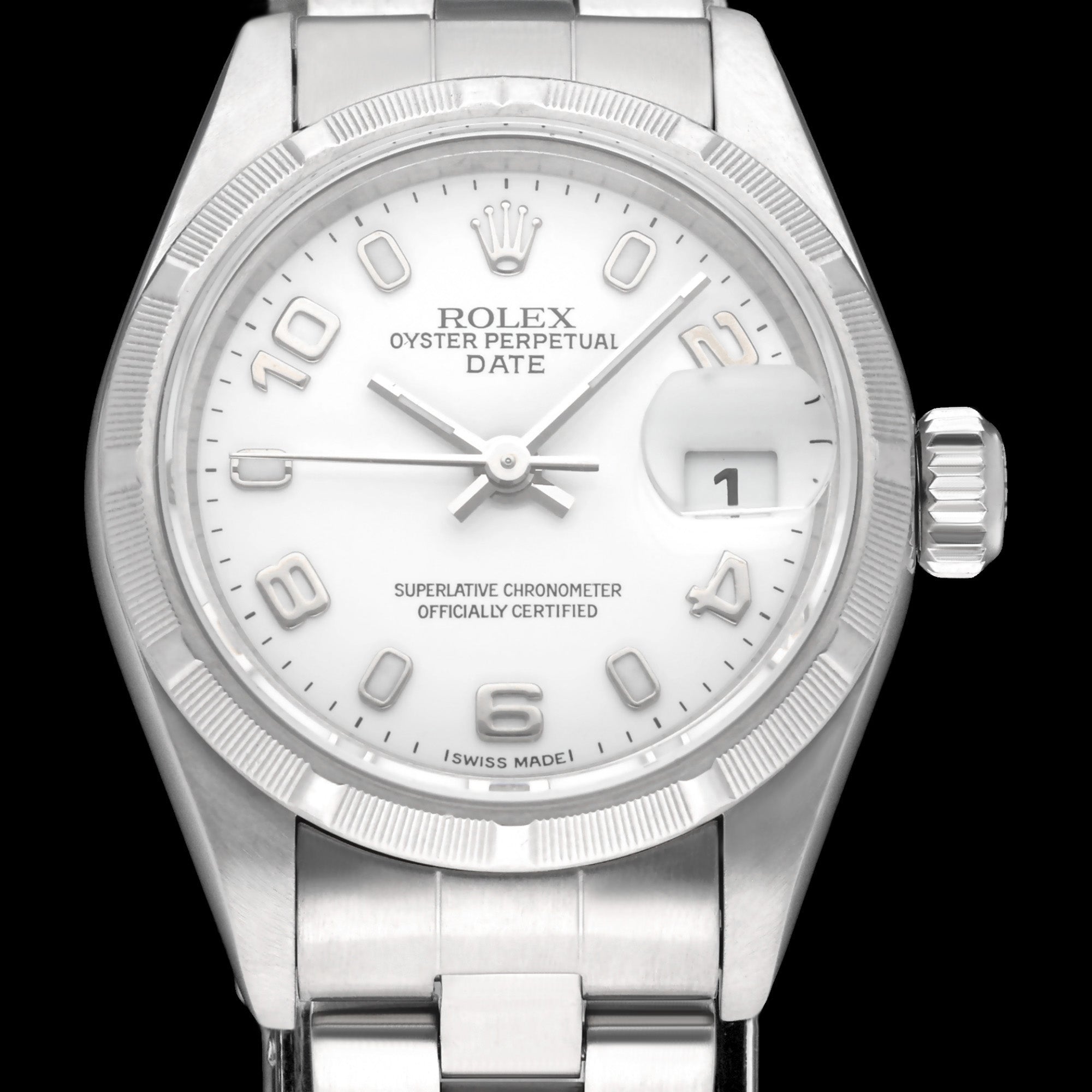 Rolex Oyster Perpetual Lady Date 79190 - 1999 - Rolex horloge - Rolex kopen - Rolex dames horloge - Trophies Watches