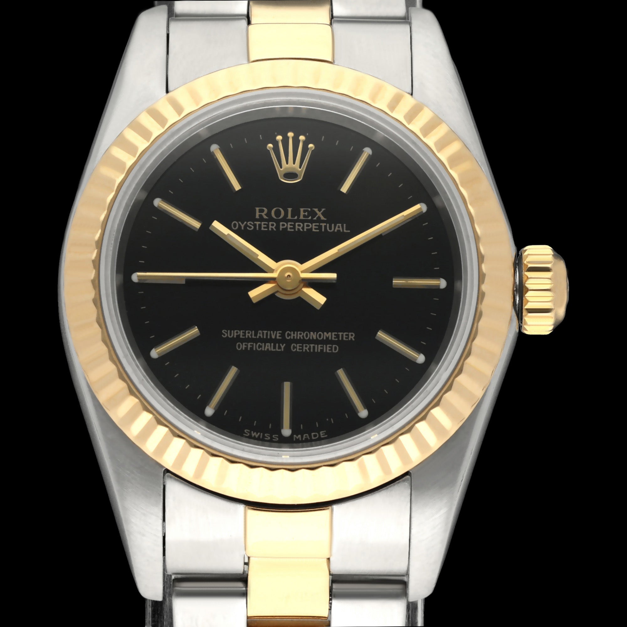 Rolex Oyster Perpetual 76193 - 2001 - Rolex horloge - Rolex kopen - Rolex dames horloge - Trophies Watches