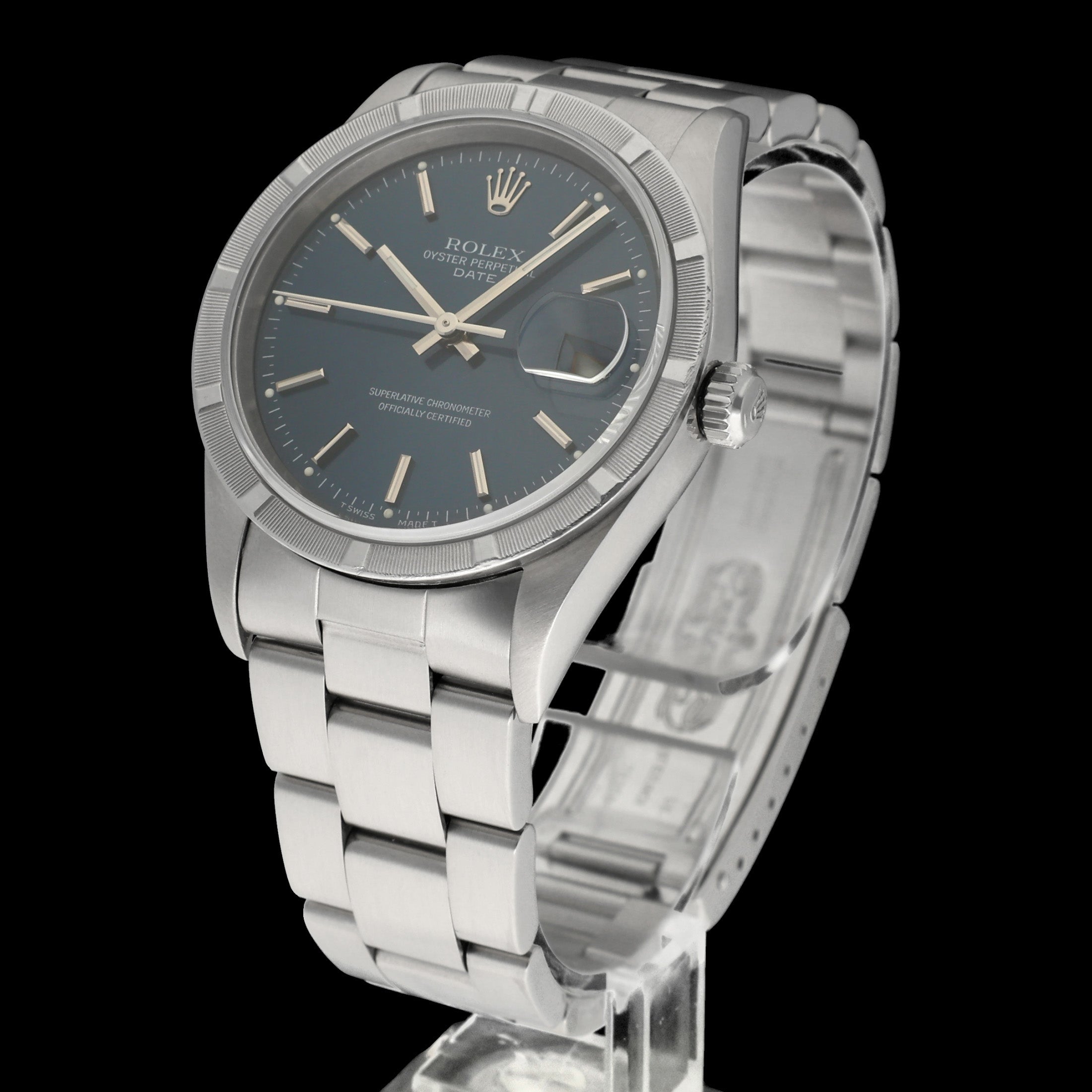 Rolex Oyster Perpetual Date 15210 - 1997 - Rolex horloge - Rolex kopen - Rolex heren horloge - Trophies Watches