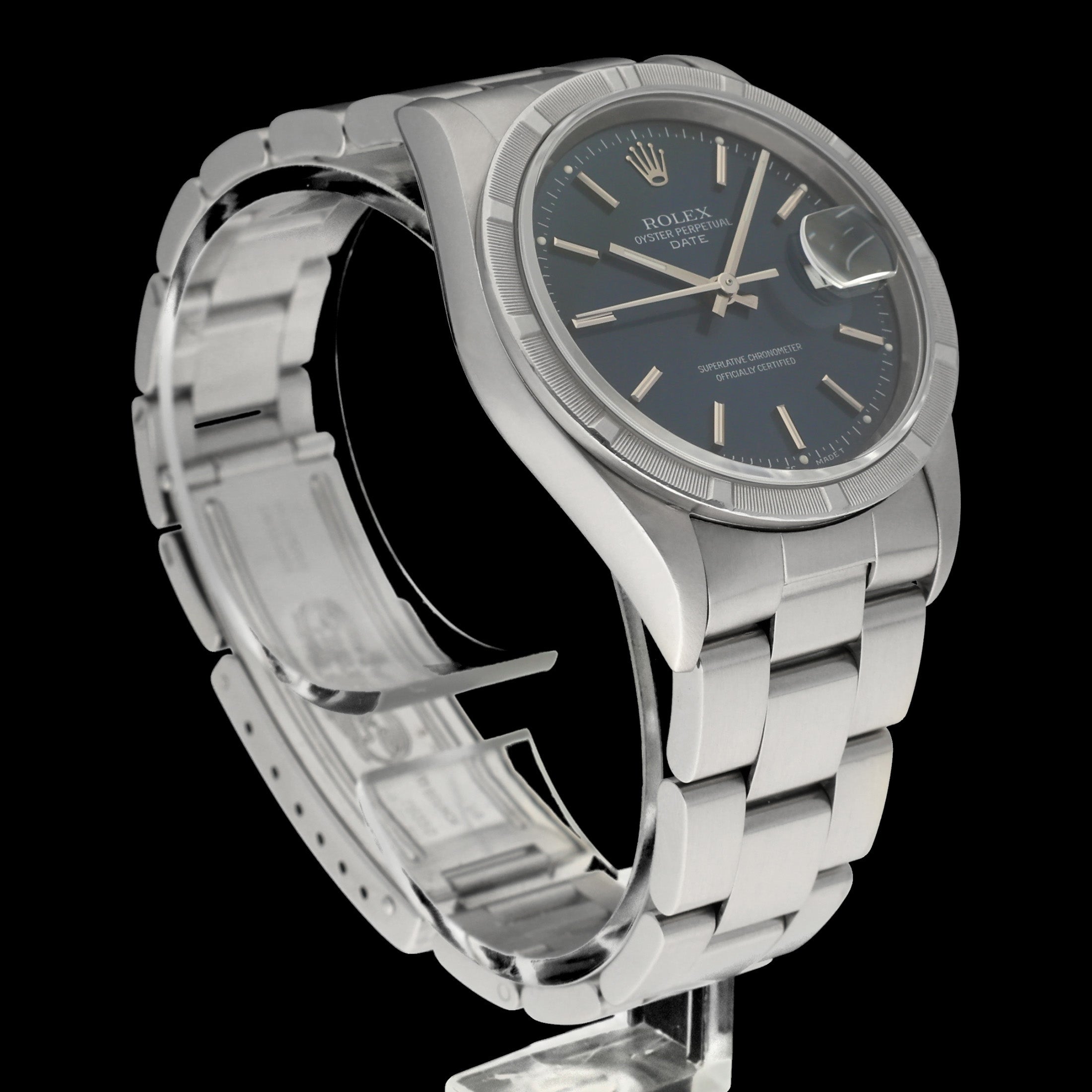 Rolex Oyster Perpetual Date 15210 - 1997 - Rolex horloge - Rolex kopen - Rolex heren horloge - Trophies Watches