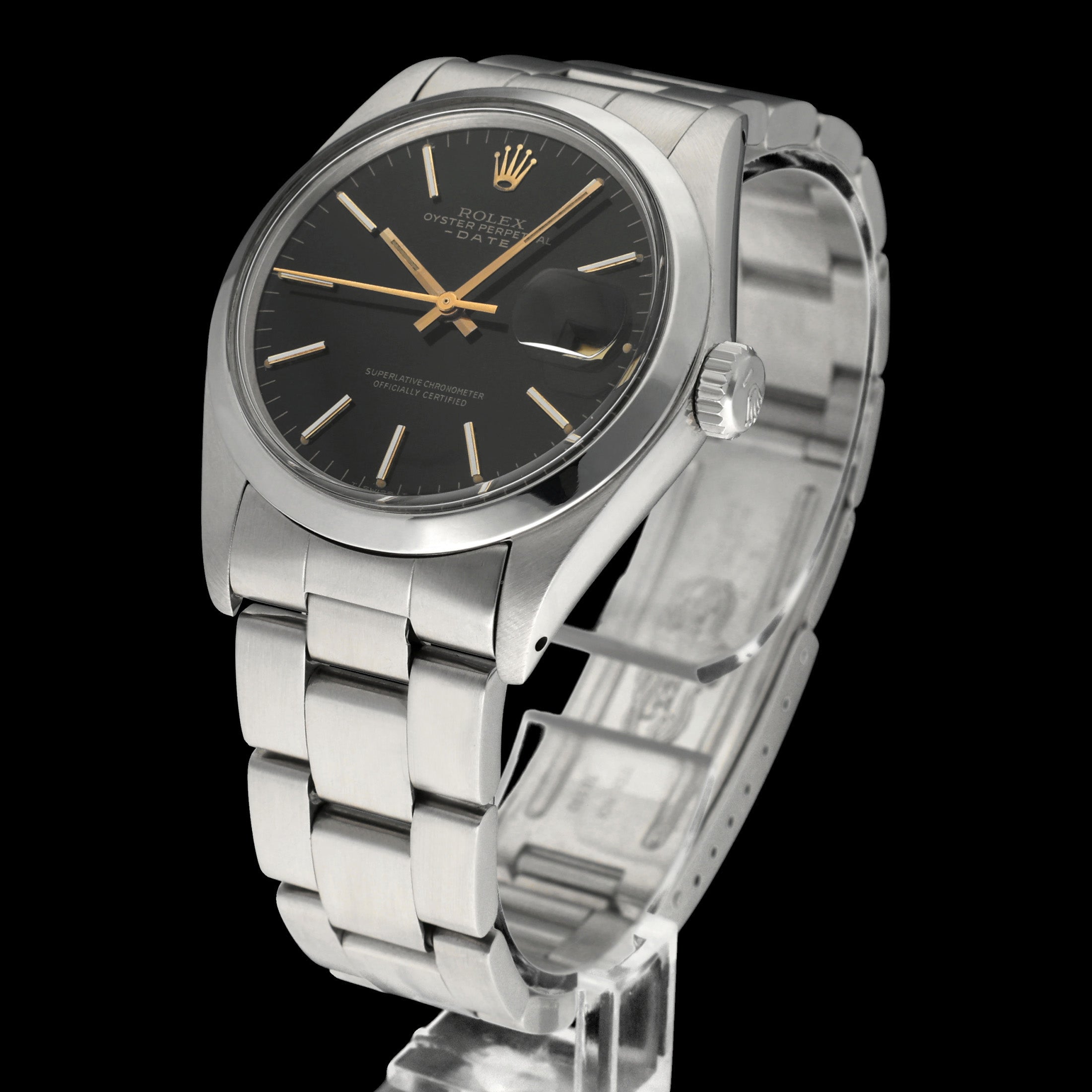 Rolex Oyster Perpetual Date 1500 - 1974 - Rolex horloge - Rolex kopen - Rolex heren horloge - Trophies Watches