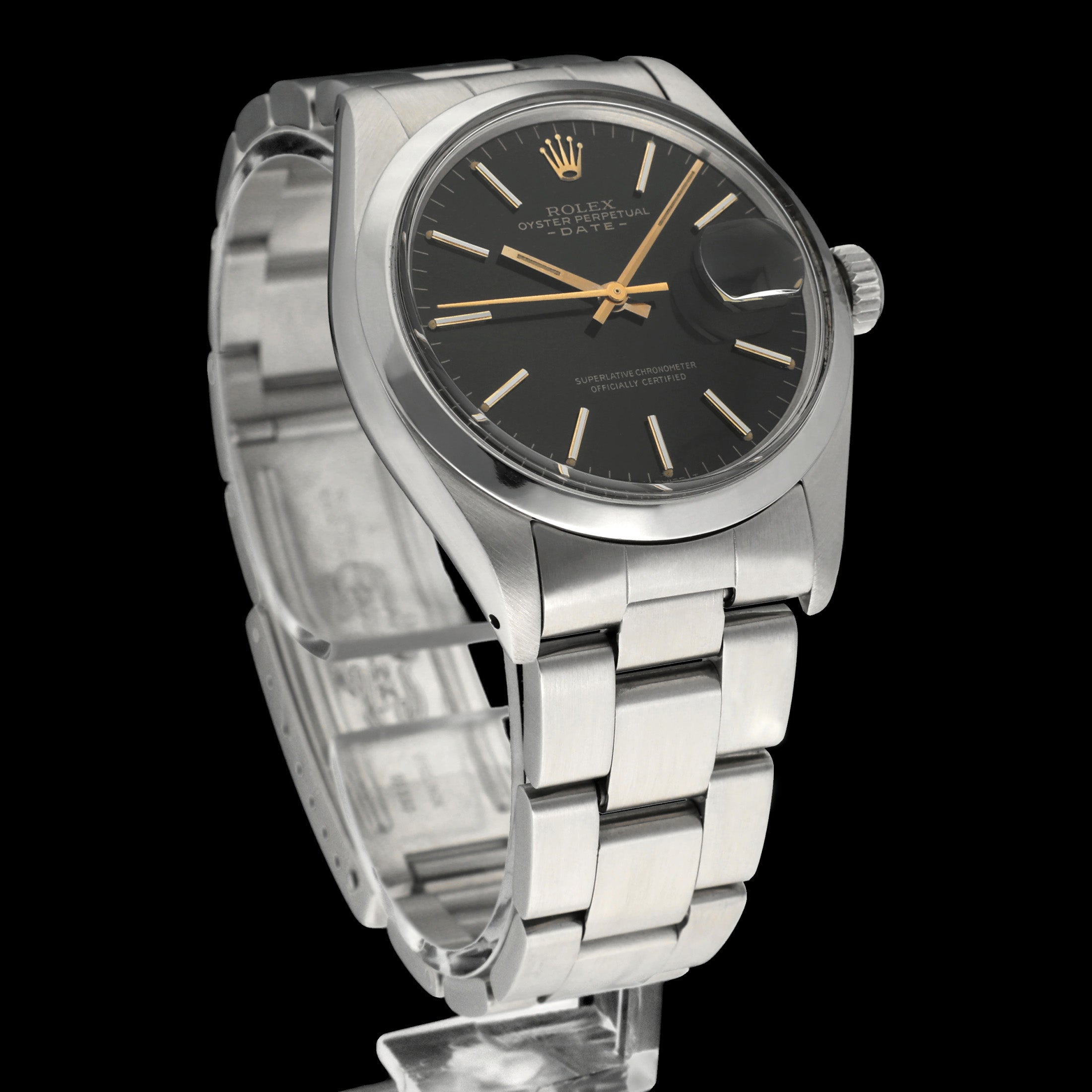 Rolex Oyster Perpetual Date 1500 - 1974 - Rolex horloge - Rolex kopen - Rolex heren horloge - Trophies Watches