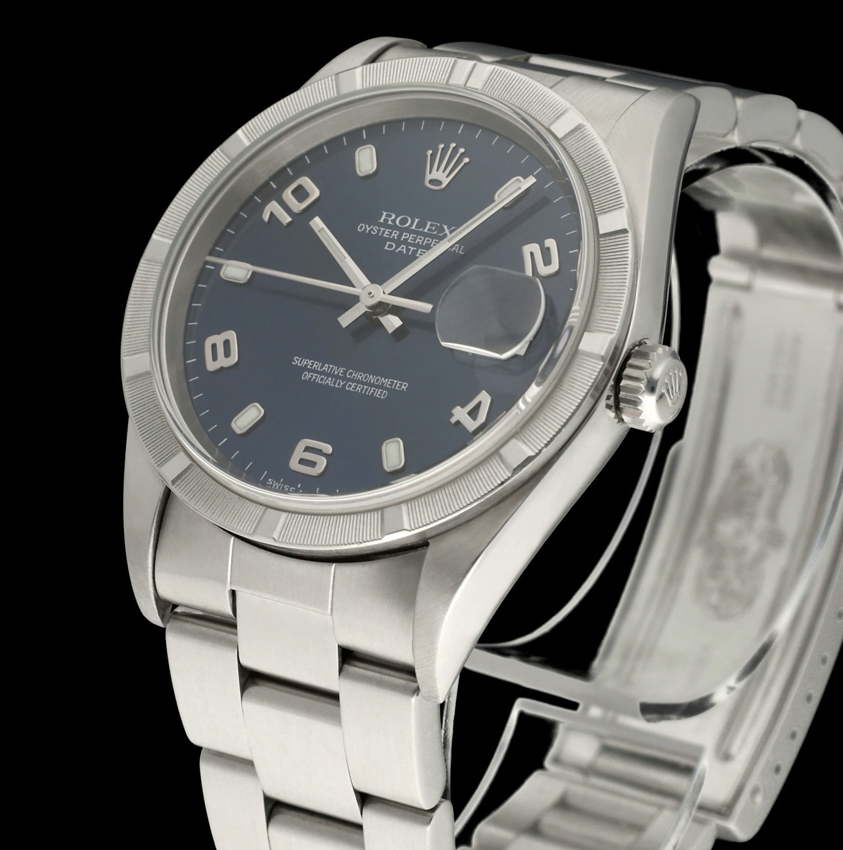 Rolex Oyster Perpetual Date 15210 - 2002 - Rolex horloge - Rolex kopen - Rolex heren horloge - Trophies Watches