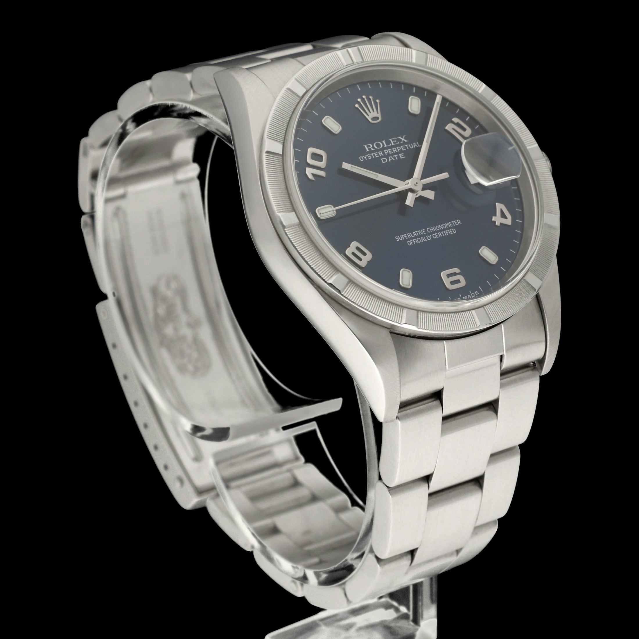 Rolex Oyster Perpetual Date 15210 - 2002 - Rolex horloge - Rolex kopen - Rolex heren horloge - Trophies Watches