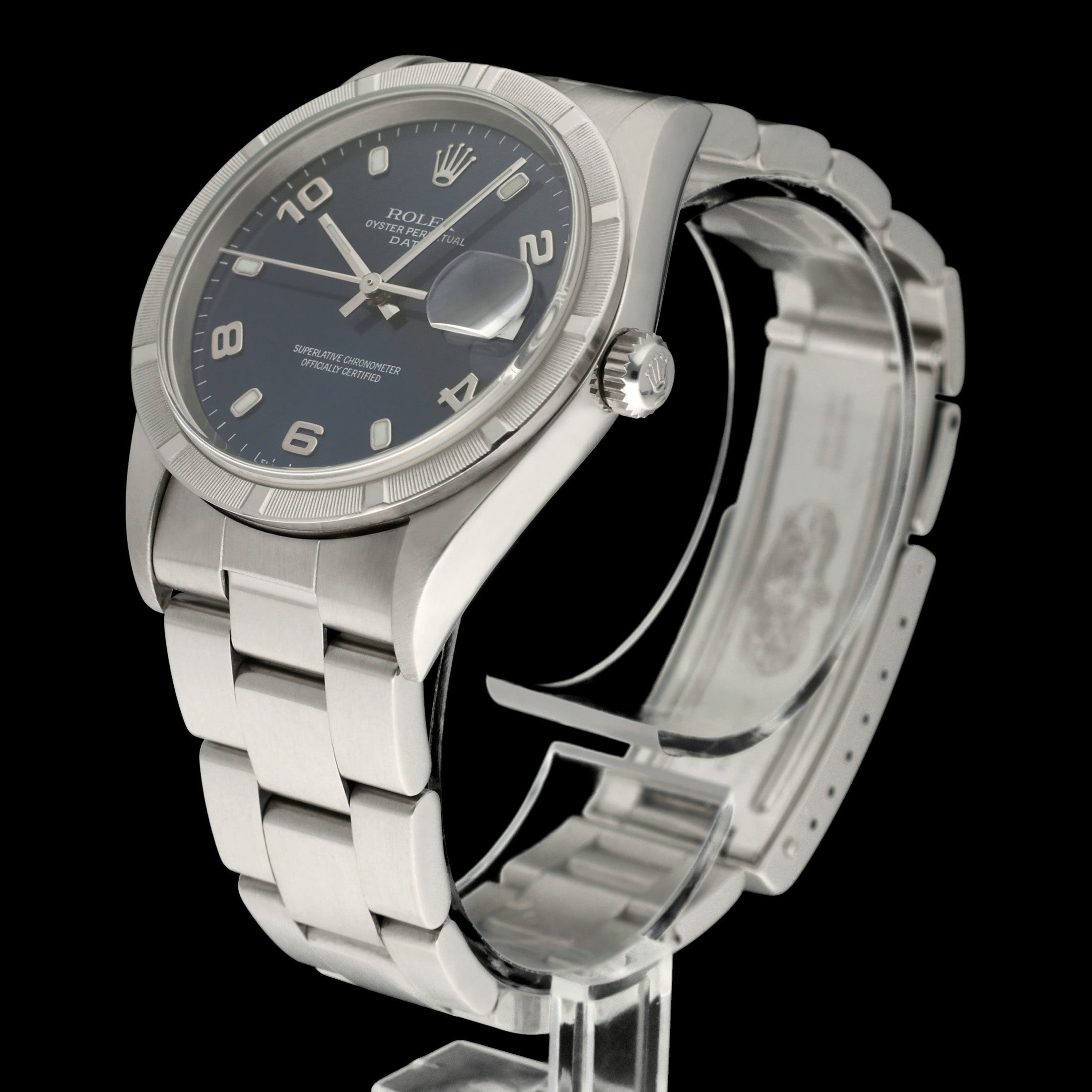 Rolex Oyster Perpetual Date 15210 - 2002 - Rolex horloge - Rolex kopen - Rolex heren horloge - Trophies Watches