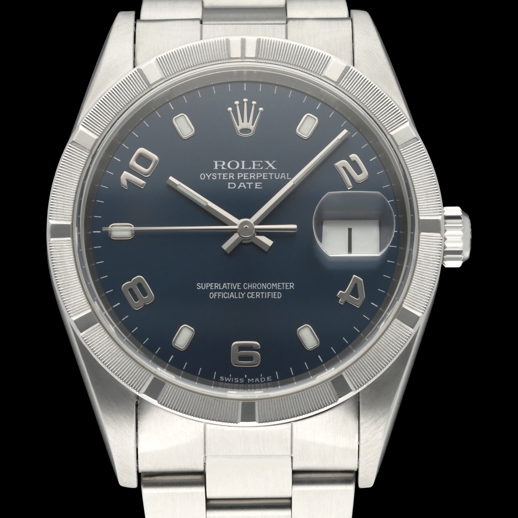 Rolex Oyster Perpetual Date 15210 - 2002 - Rolex horloge - Rolex kopen - Rolex heren horloge - Trophies Watches