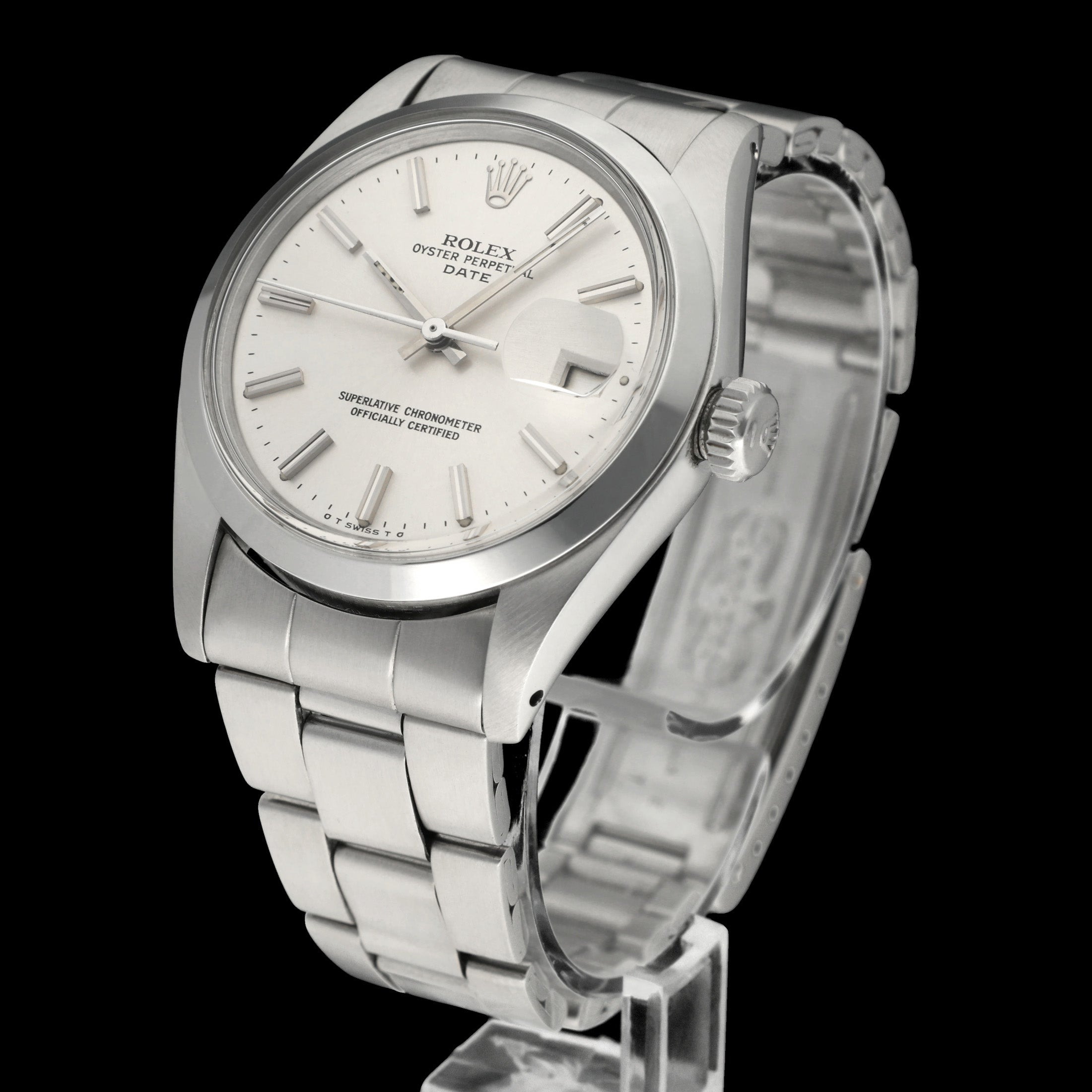 Rolex Oyster Perpetual Date 1500 - 1974 - Sigma Dial - Rolex horloge - Rolex kopen - Rolex heren horloge - Trophies Watches