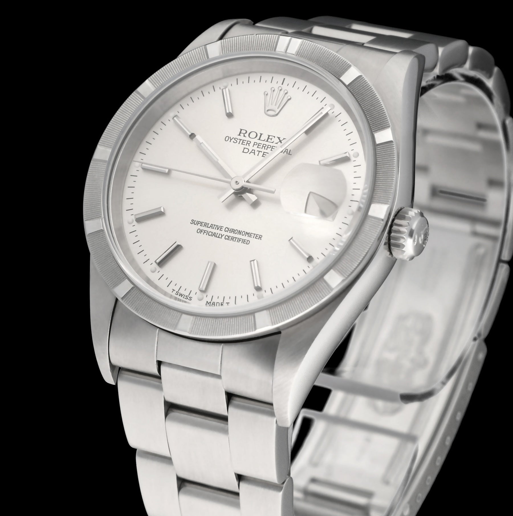 Rolex Oyster Perpetual Date 15210 - 1996 - Rolex horloge - Rolex kopen - Rolex heren horloge - Trophies Watches