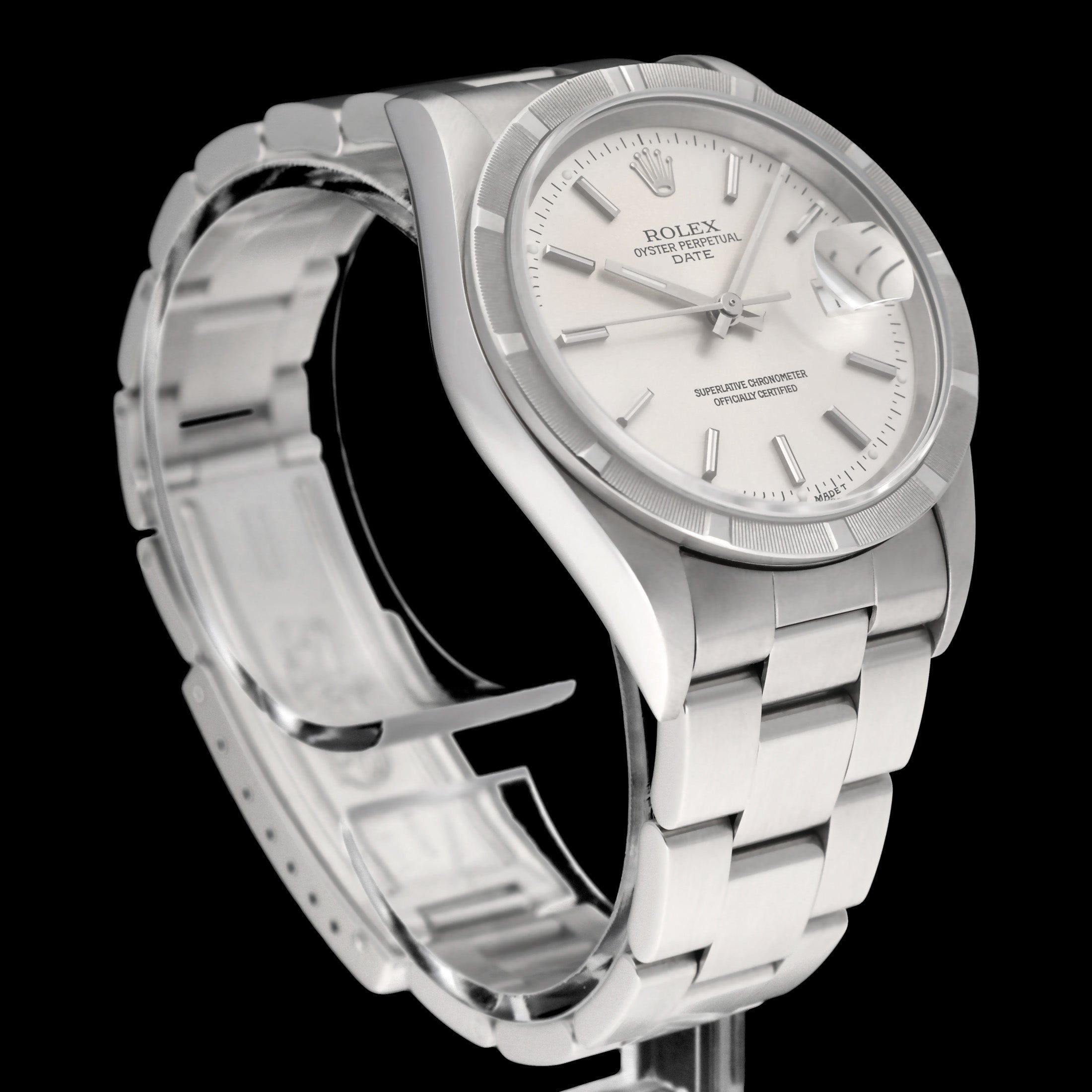 Rolex Oyster Perpetual Date 15210 - 1996 - Rolex horloge - Rolex kopen - Rolex heren horloge - Trophies Watches