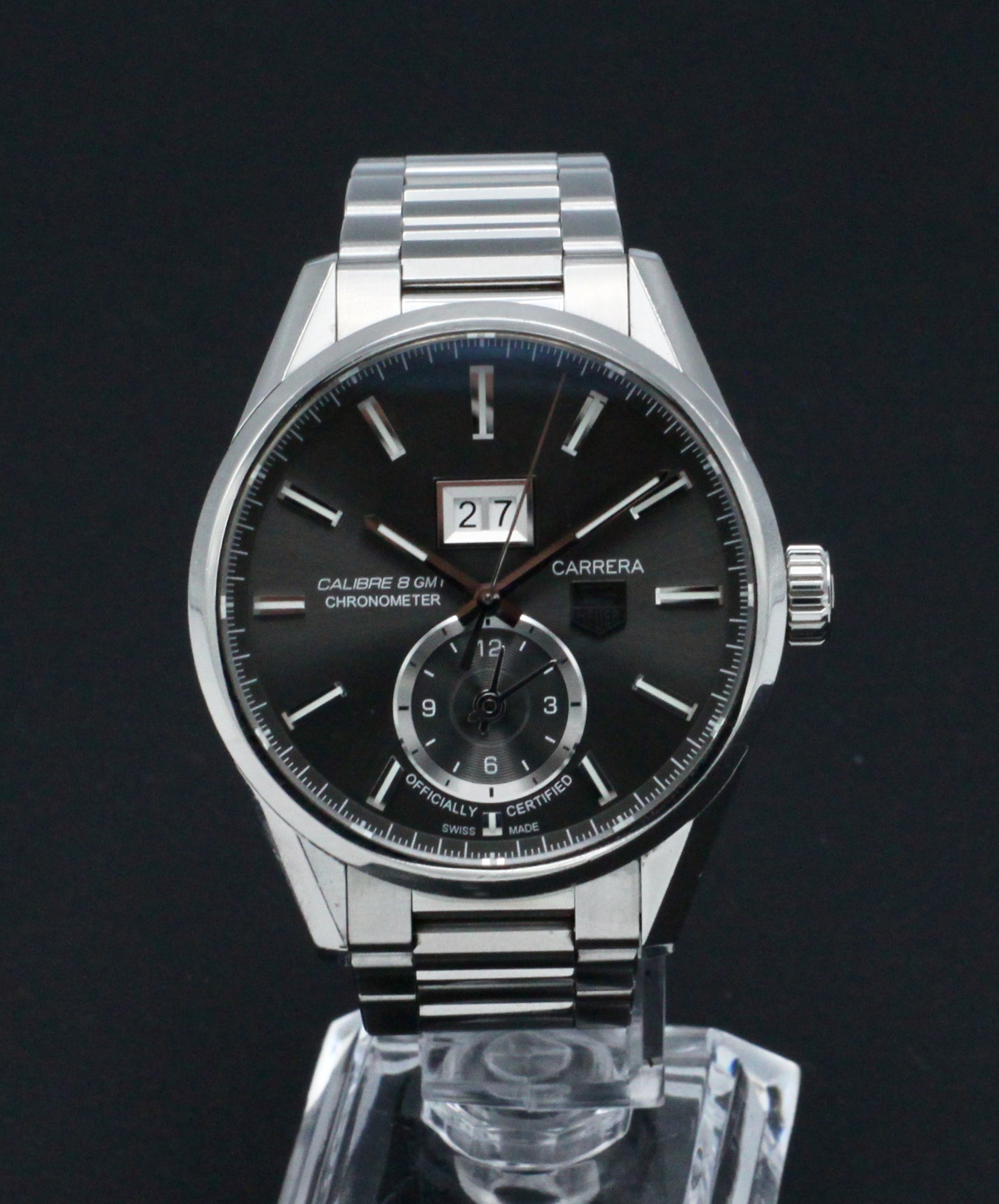TAG Heuer Carrera Calibre 8 WAR5012.BA0723 - 2015 - TAG Heuer horloge - TAG Heuer kopen - TAG Heuer heren horloge - Trophies Watches