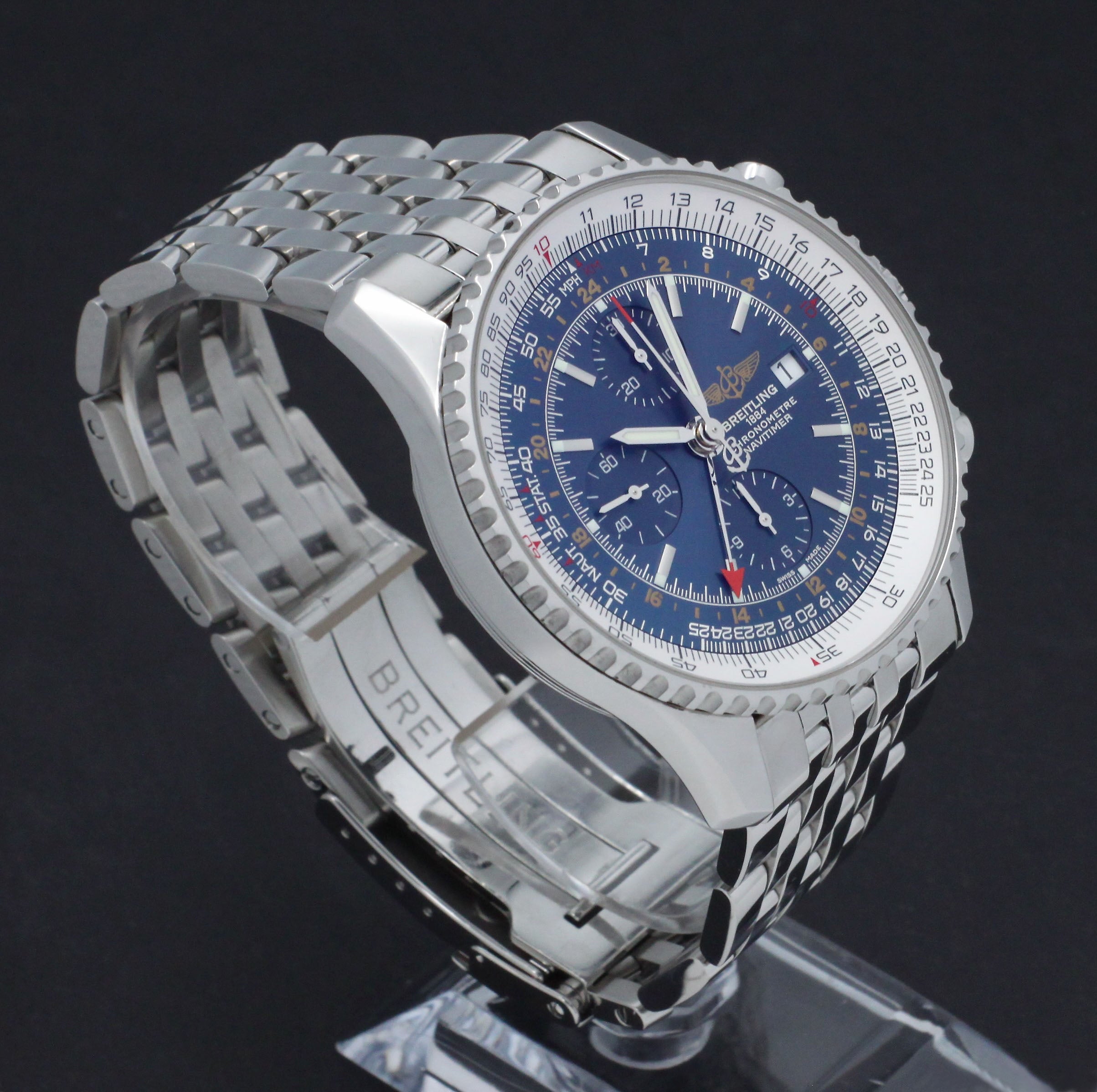 Breitling Navitimer World A24322/C651 - 2014 - Breitling horloge - Breitling kopen - Breitling heren horloge - Trophies Watches