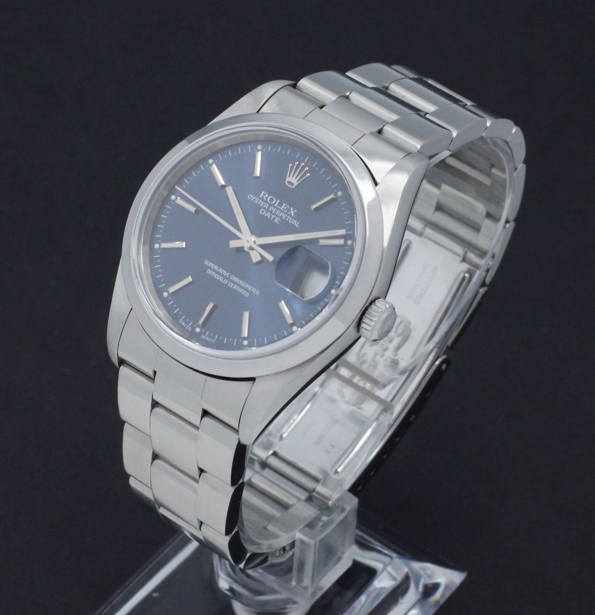 Rolex Oyster Perpetual Date 15200 - 1999 - Rolex horloge - Rolex kopen - Rolex heren horloge - Trophies Watches