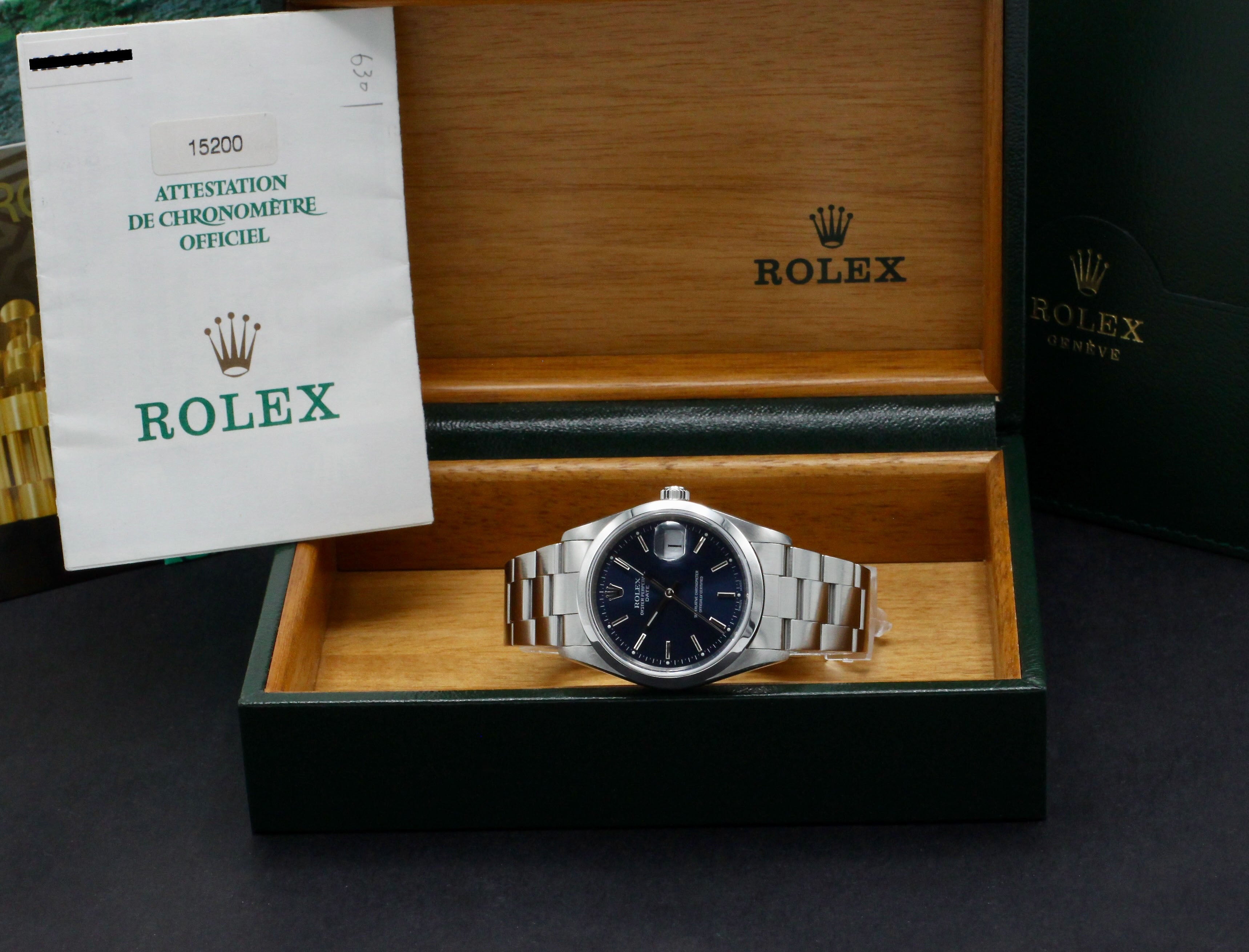 Rolex Oyster Perpetual Date 15200 - 1999 - Rolex horloge - Rolex kopen - Rolex heren horloge - Trophies Watches