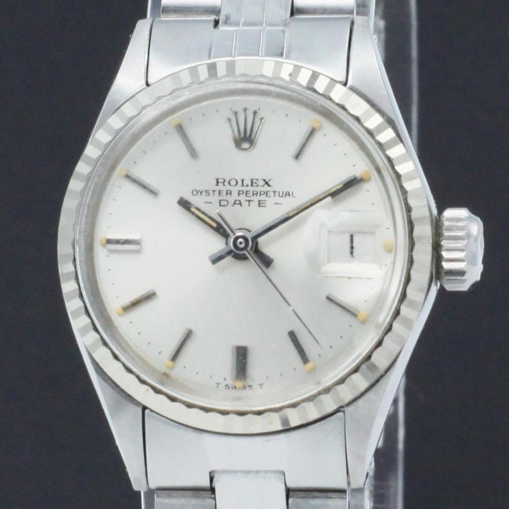 Rolex Oyster Perpetual Lady Date 6517 - 1971 - Rolex horloge - Rolex kopen - Rolex dames horloge - Trophies Watches