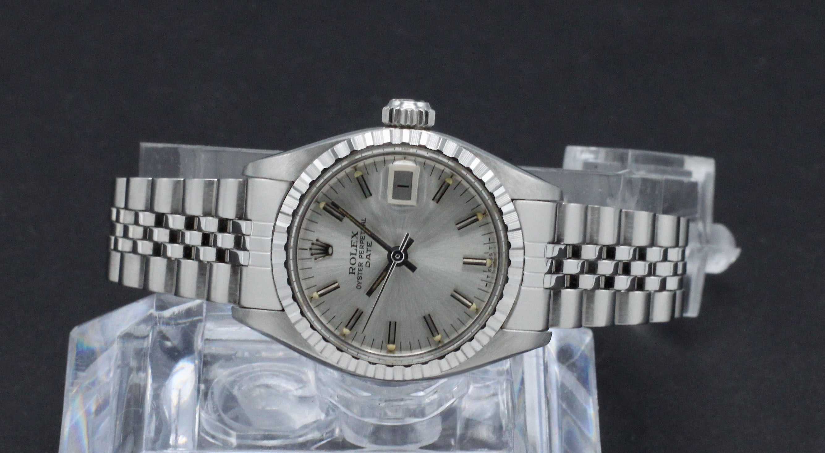 Rolex Oyster Perpetual Lady Date 6517 - 1971 - Rolex horloge - Rolex kopen - Rolex dames horloge - Trophies Watches