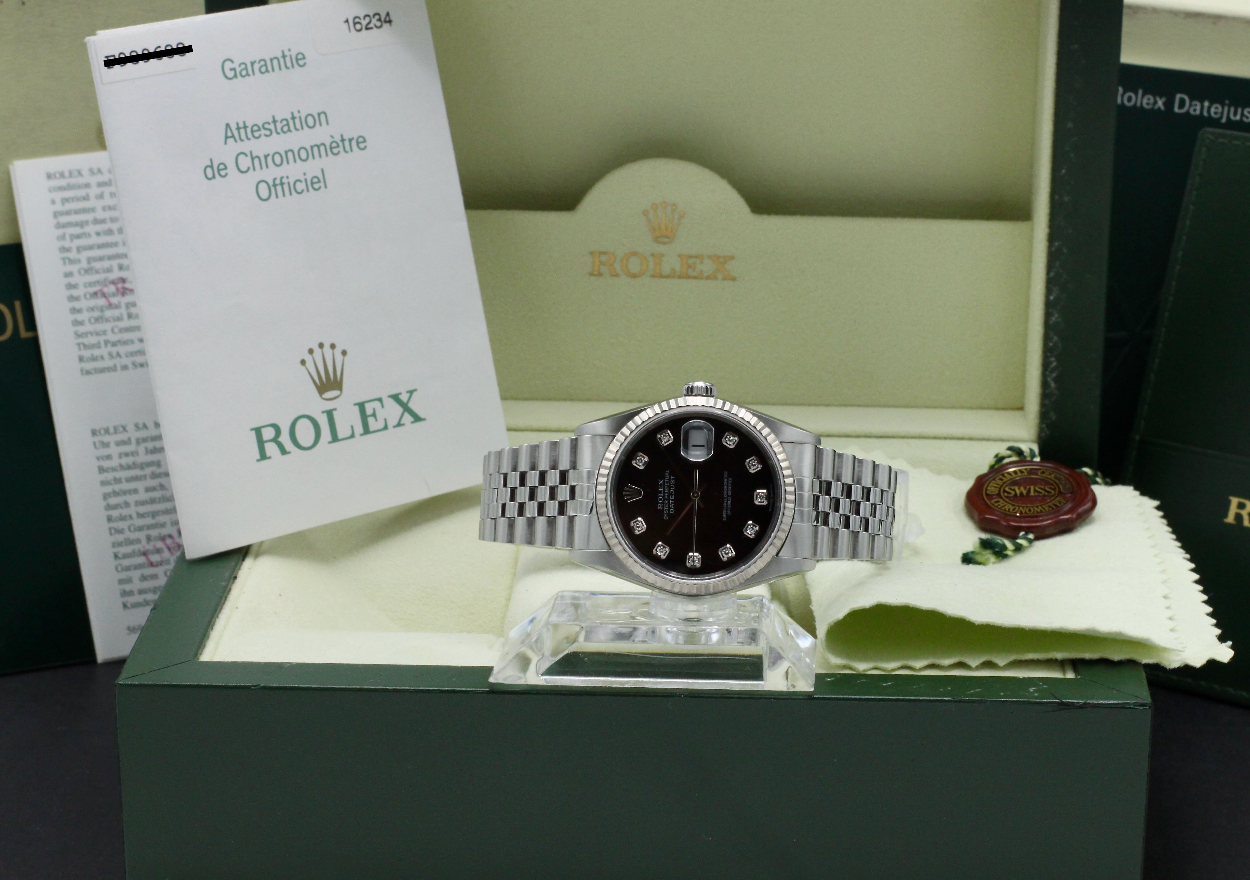 Rolex Datejust 16234G - 2005 - Rolex horloge - Rolex kopen - Rolex heren horloge - Trophies Watches